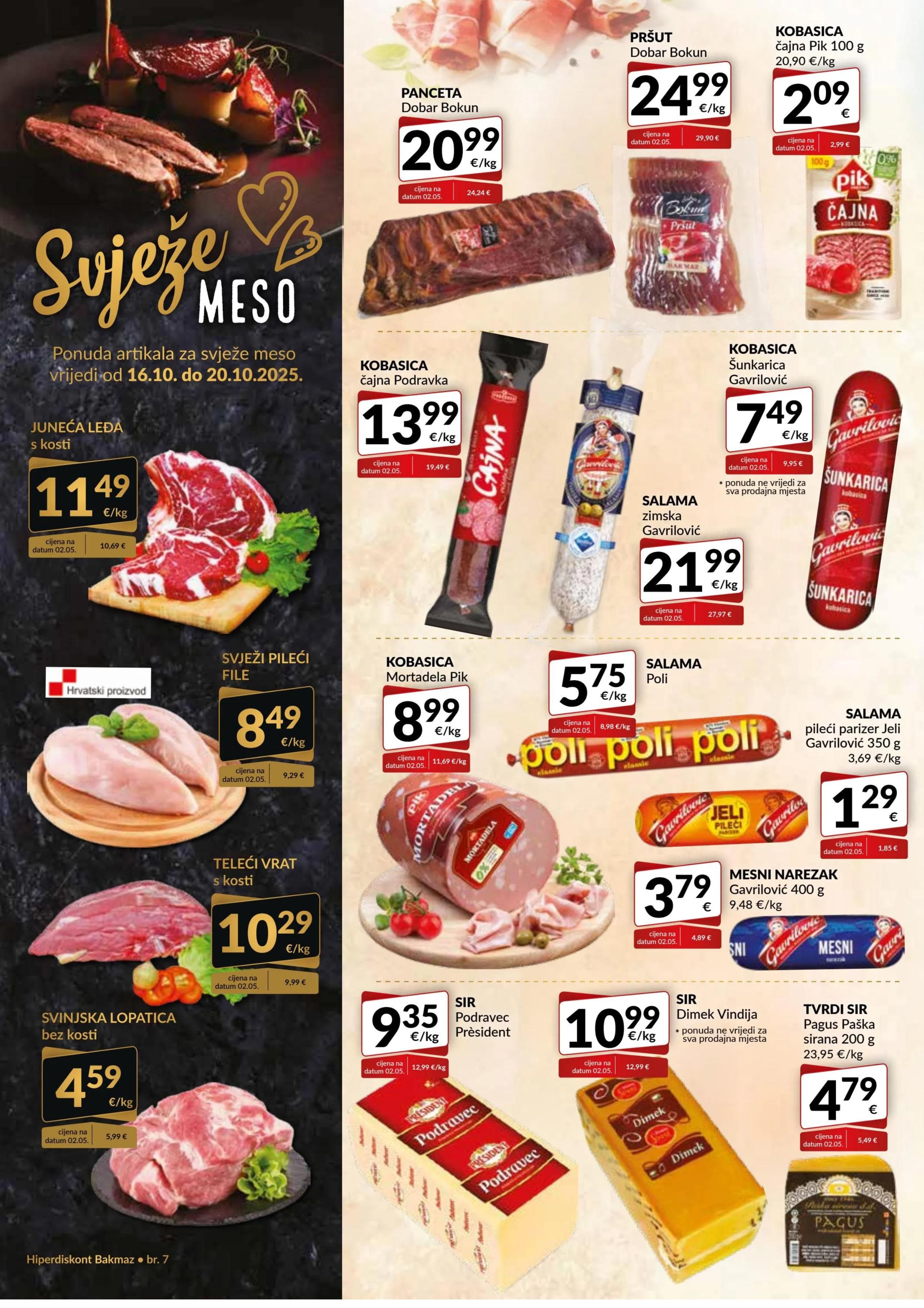 Page from catalog: Akcijska ponuda