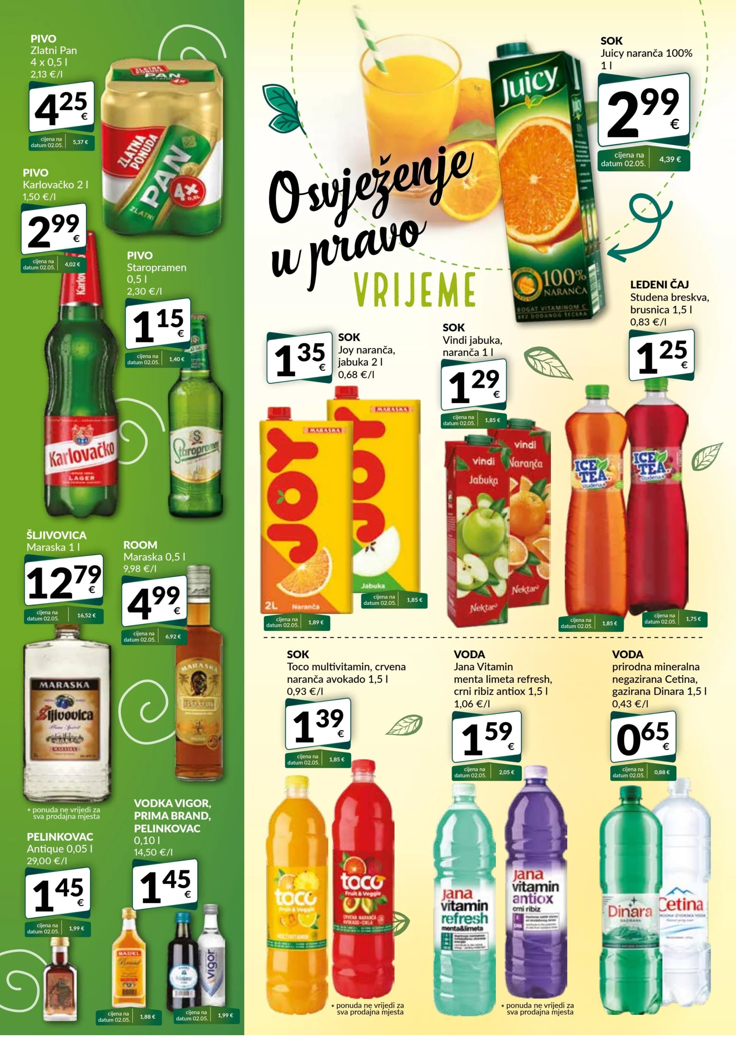 Page from catalog: Akcijska ponuda