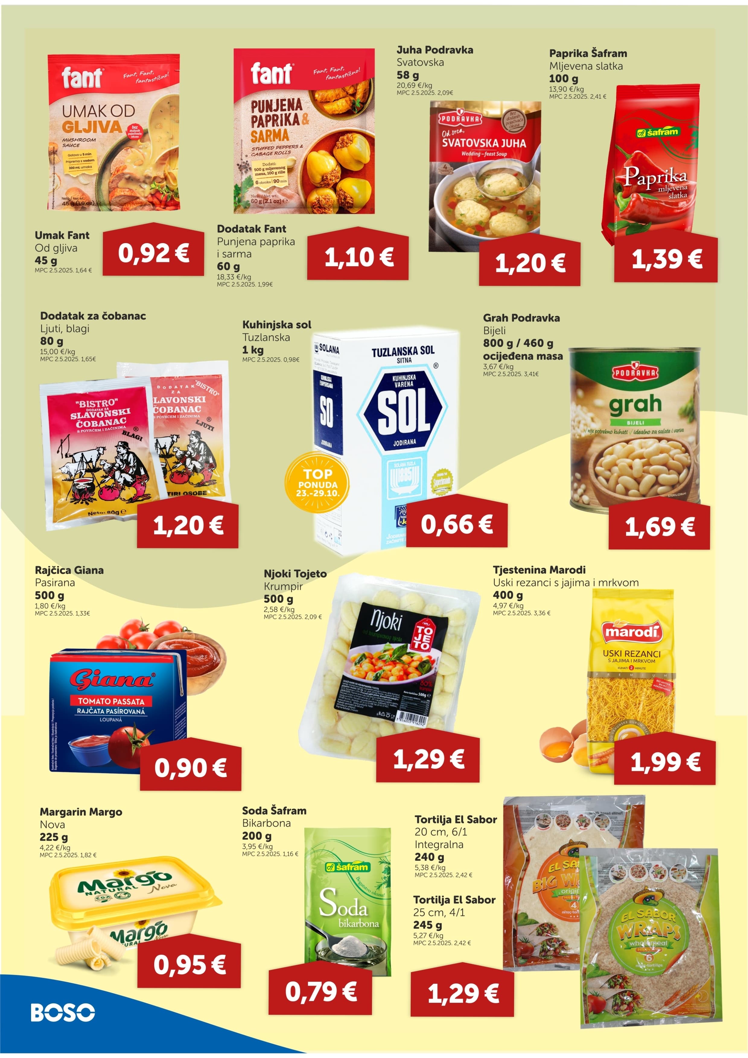 Page from catalog: Akcijska ponuda