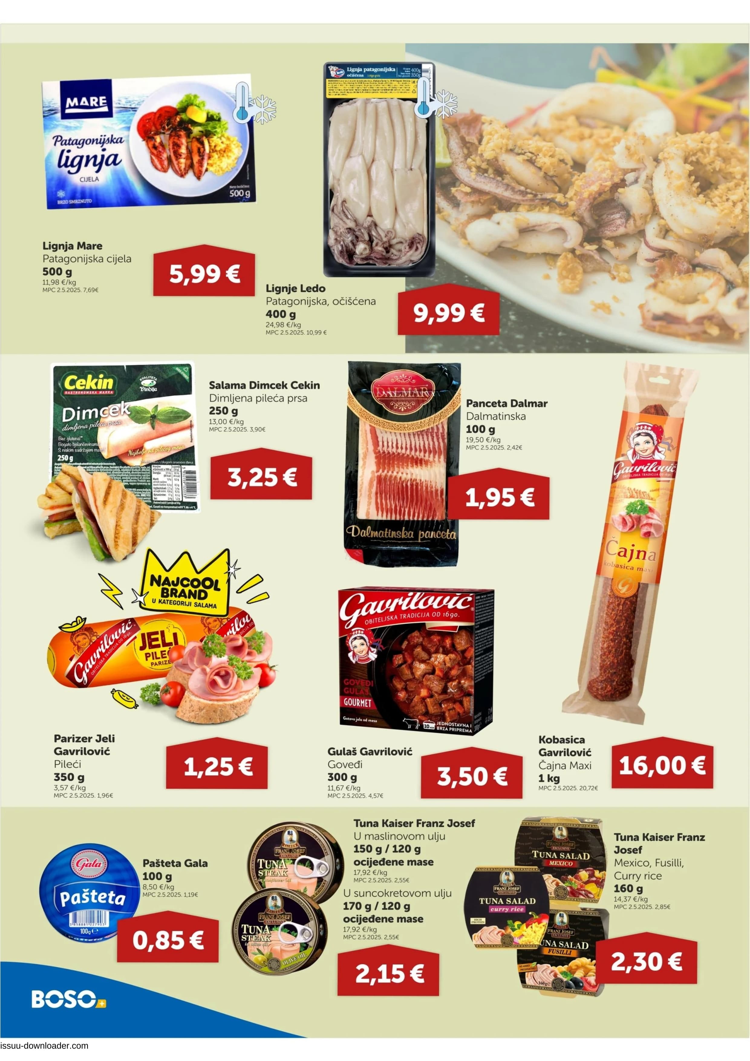 Page from catalog: Akcijska ponuda