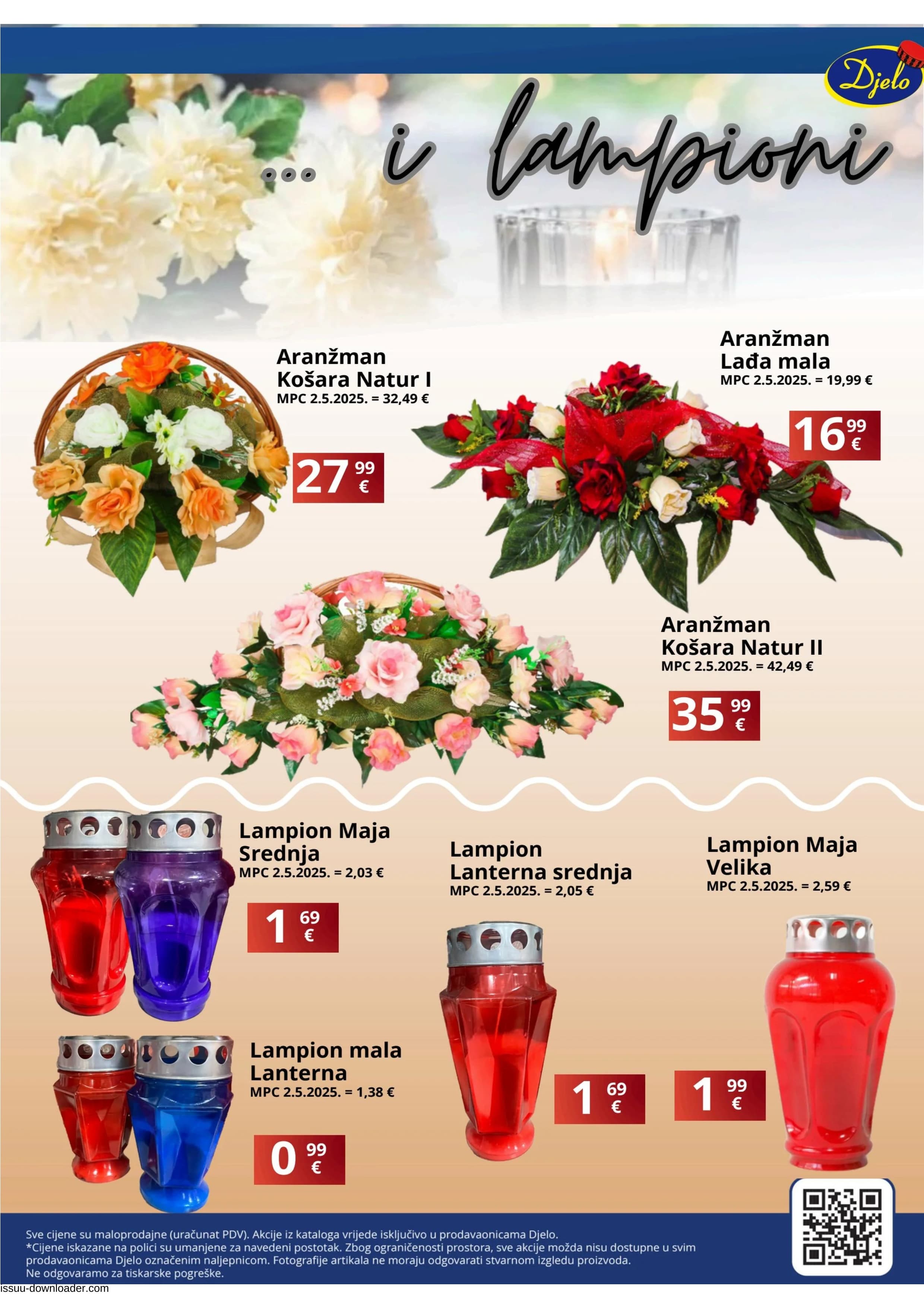 Page from catalog: Blagdanska ponuda