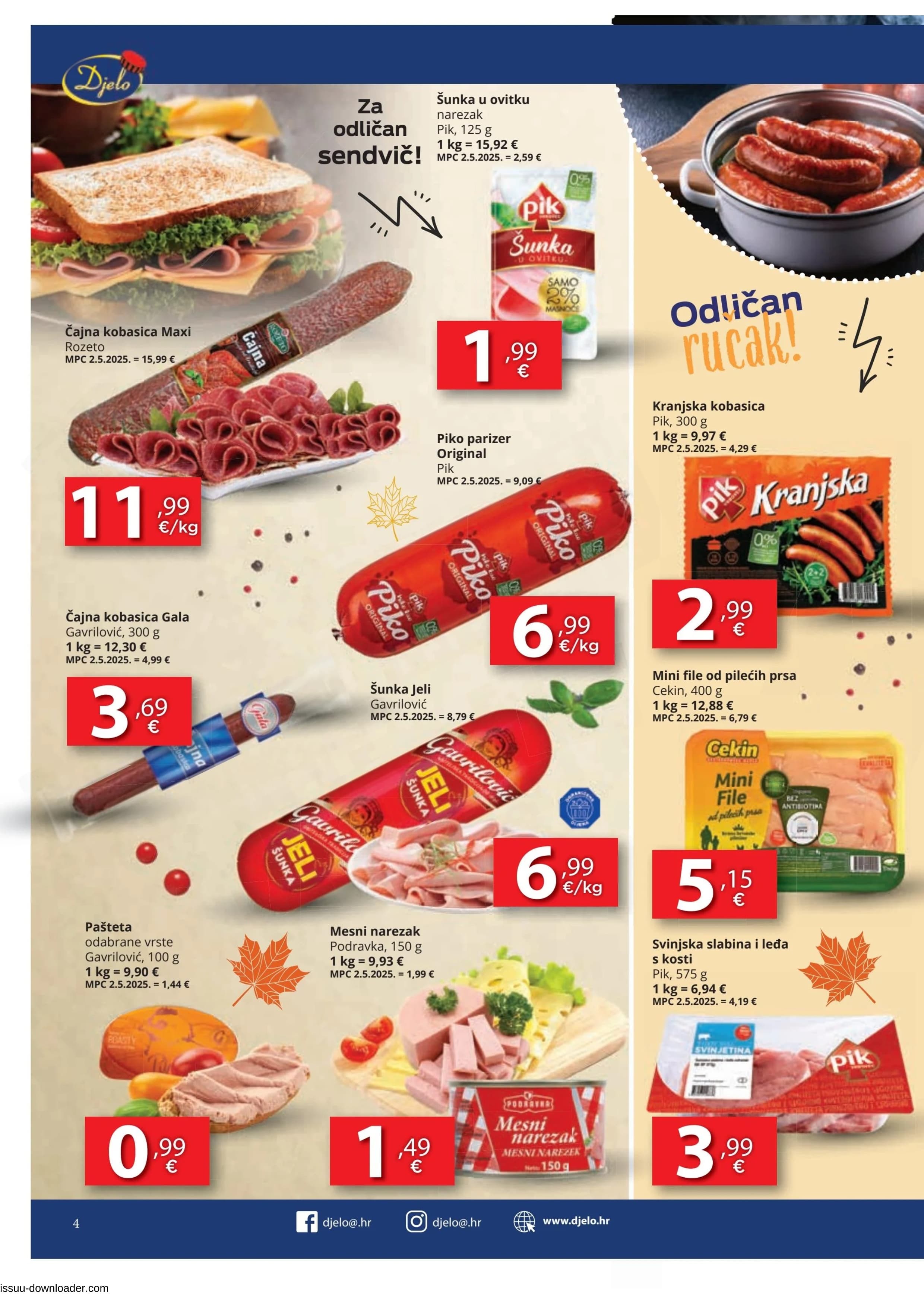 Page from catalog: Akcijska ponuda