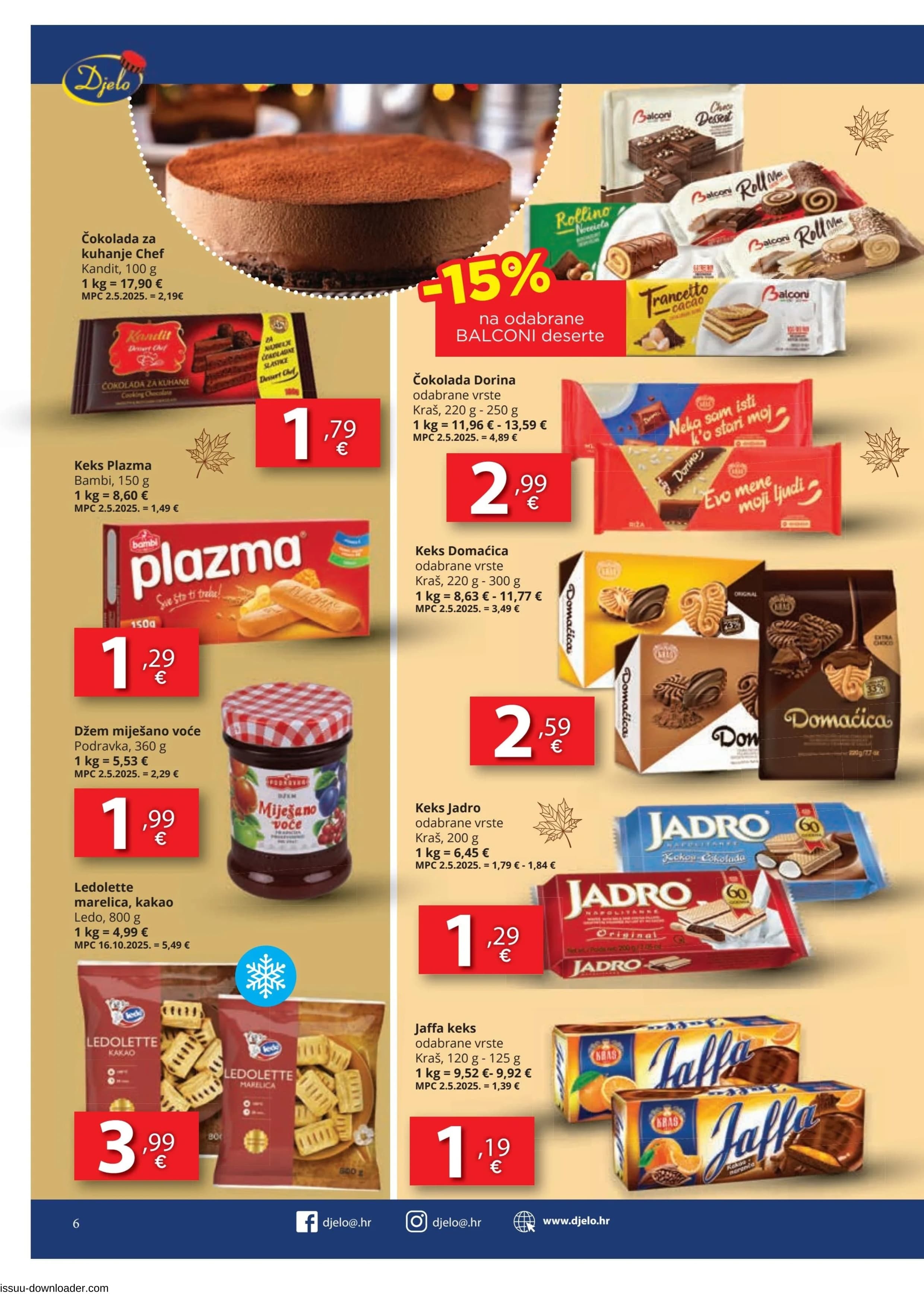 Page from catalog: Akcijska ponuda