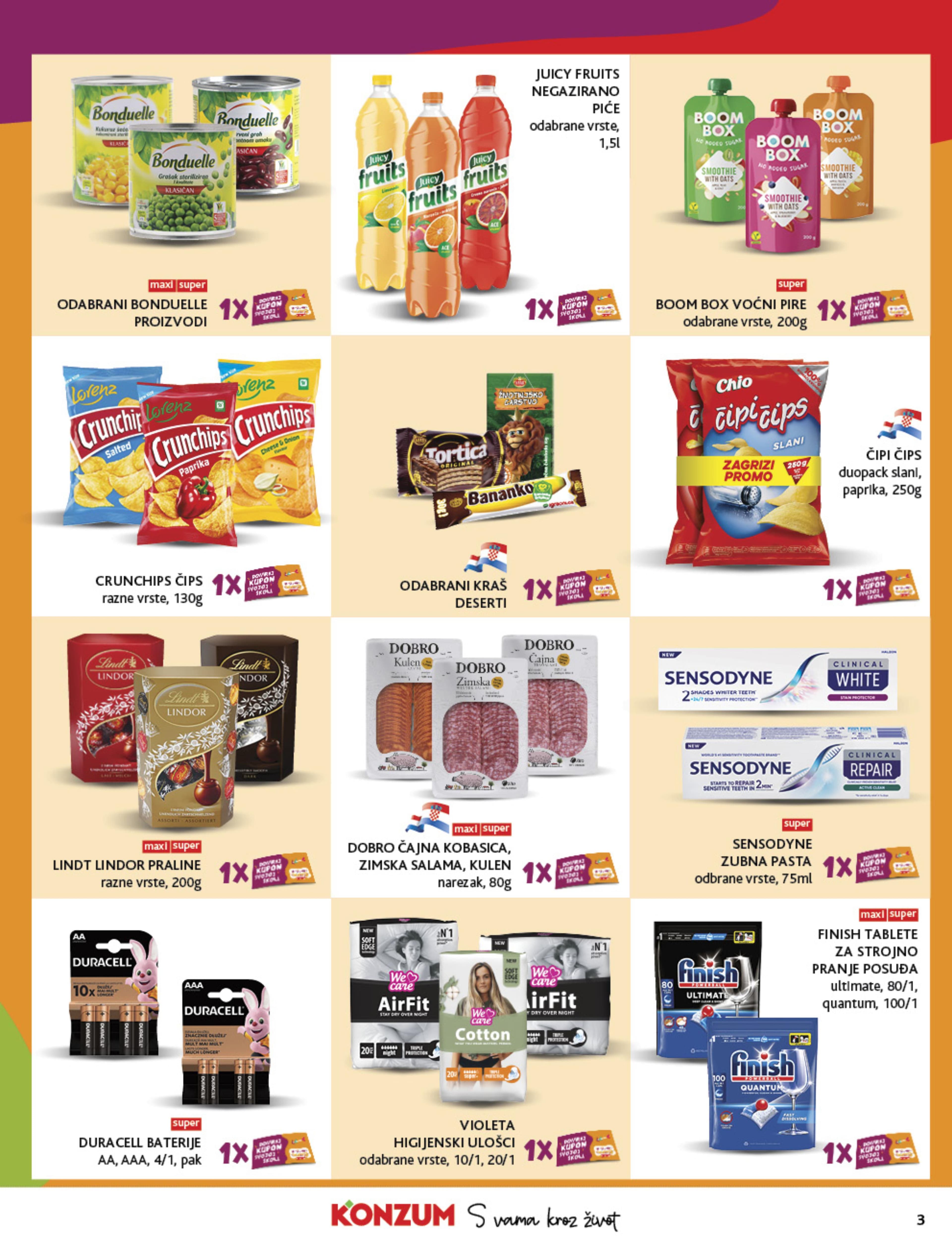 Stranica 3. Konzum kataloga - Akcije od 01.10. do 07.10.2025.