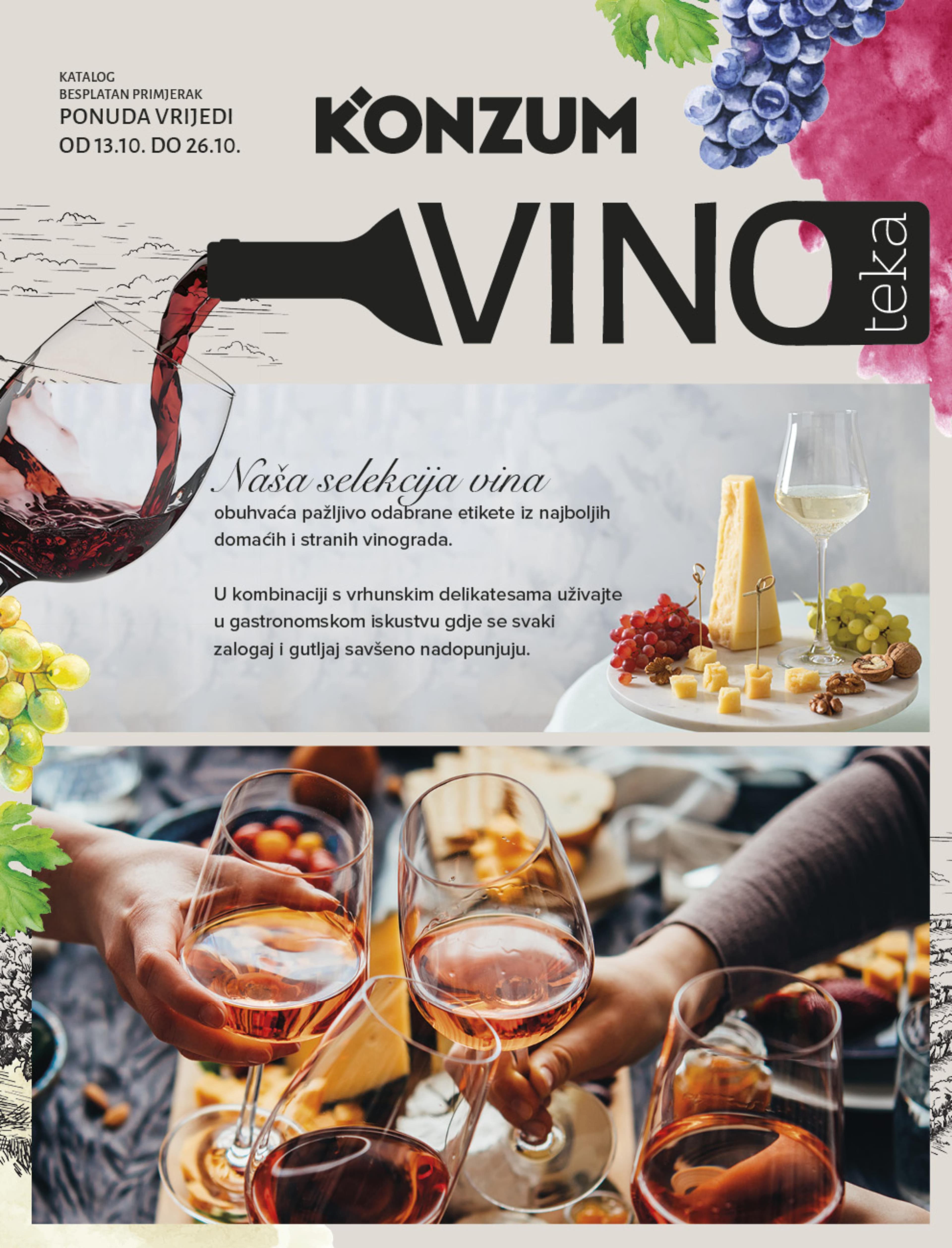 Stranica 1. Konzum kataloga - Akcije od 13.10. do 26.10.2025.