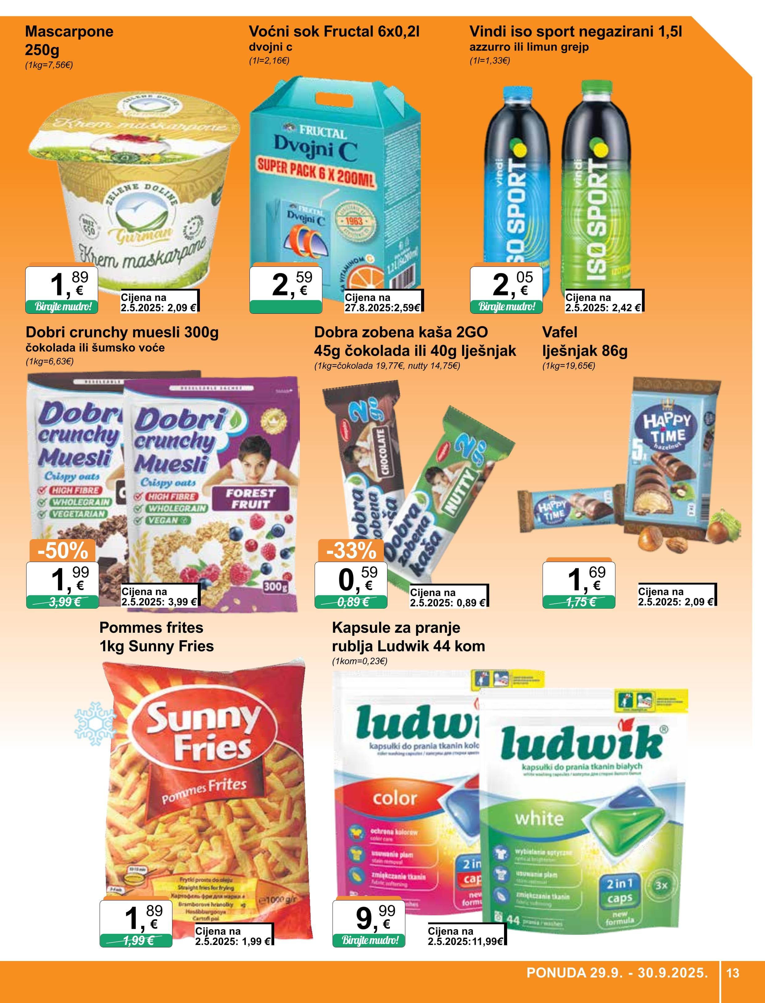 Page from catalog: Široka potrošnja