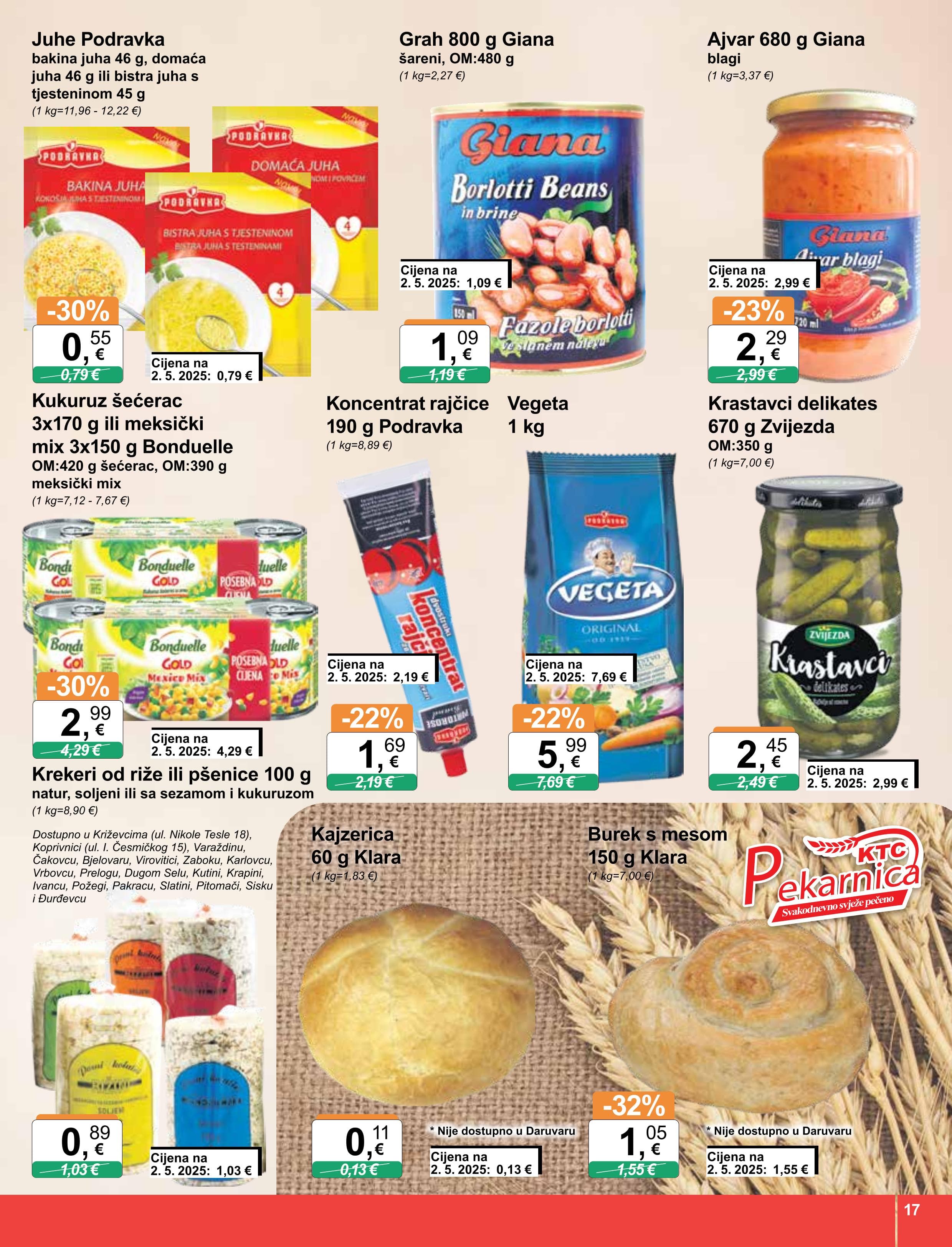 Page from catalog: Široka potrošnja