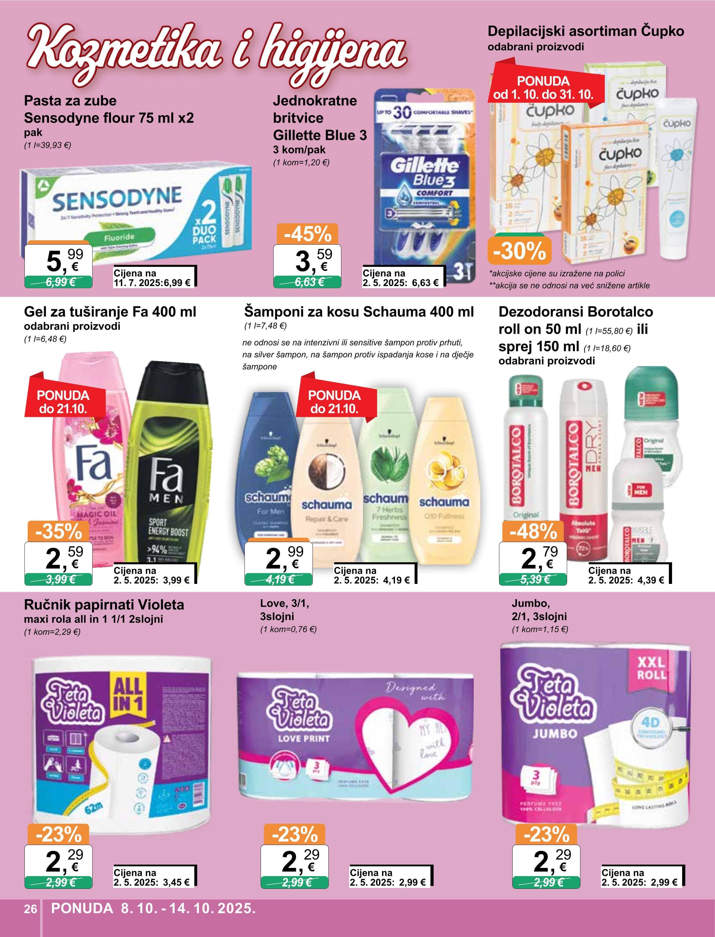 Page from catalog: Široka potrošnja