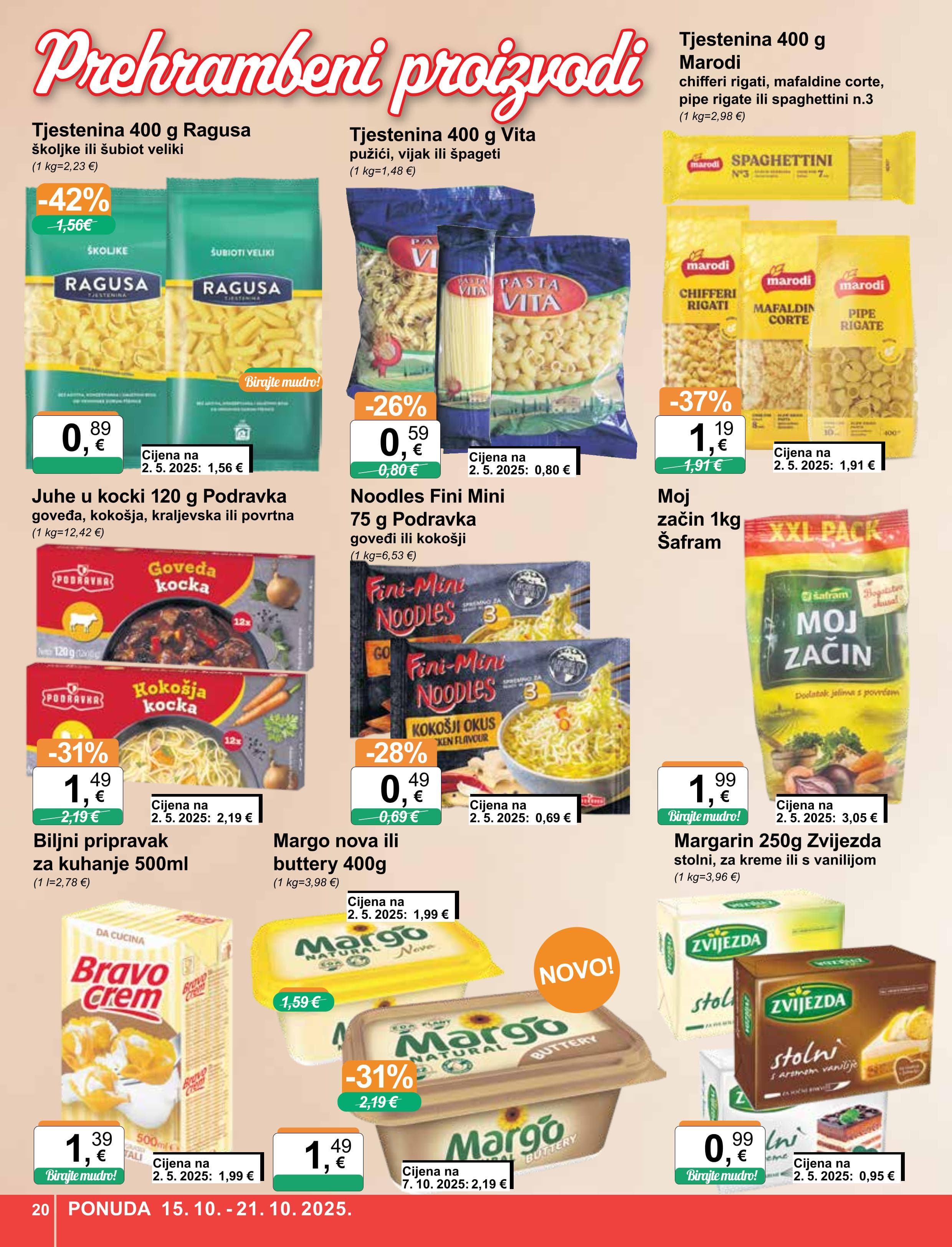 Page from catalog: Široka potrošnja