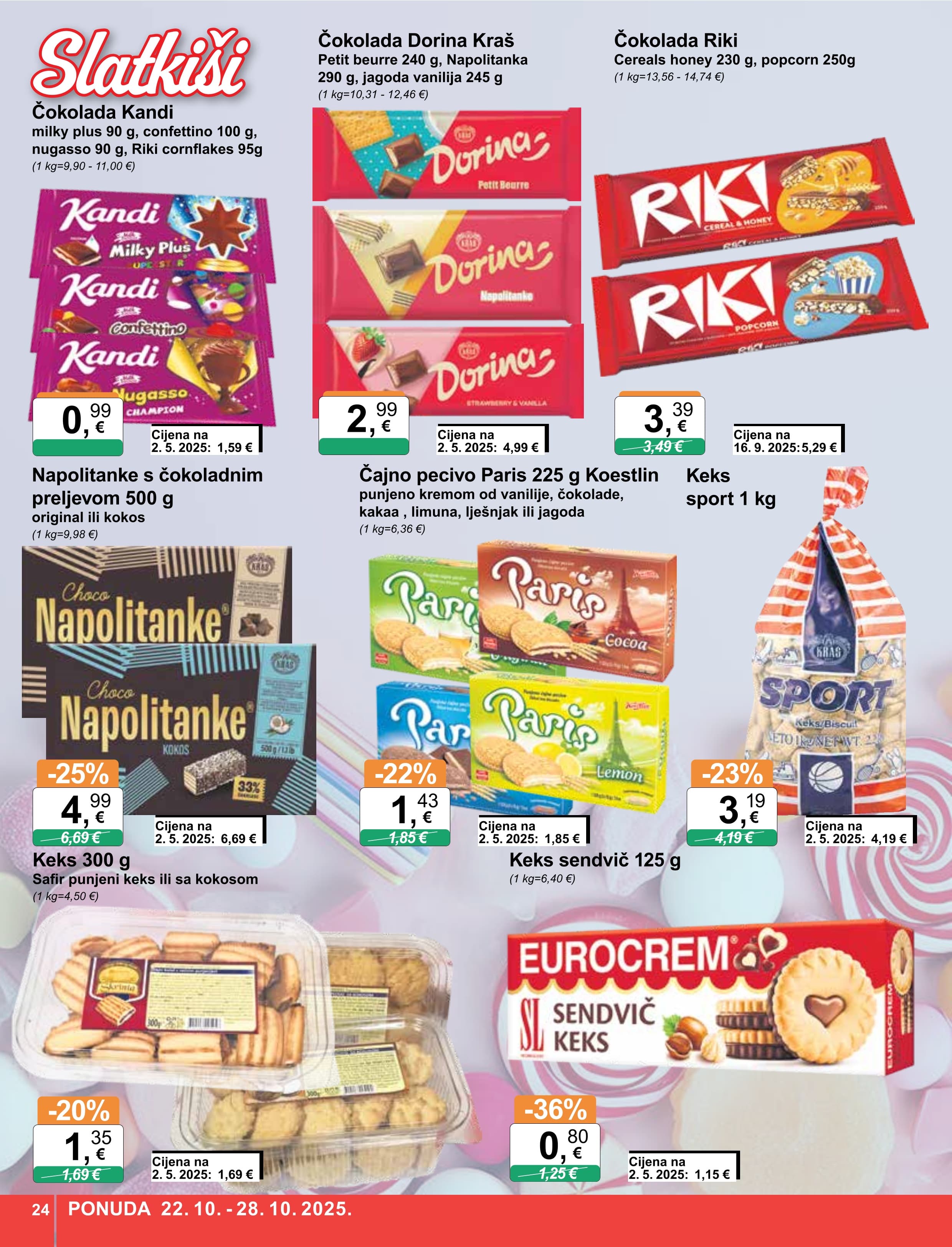 Page from catalog: Široka potrošnja