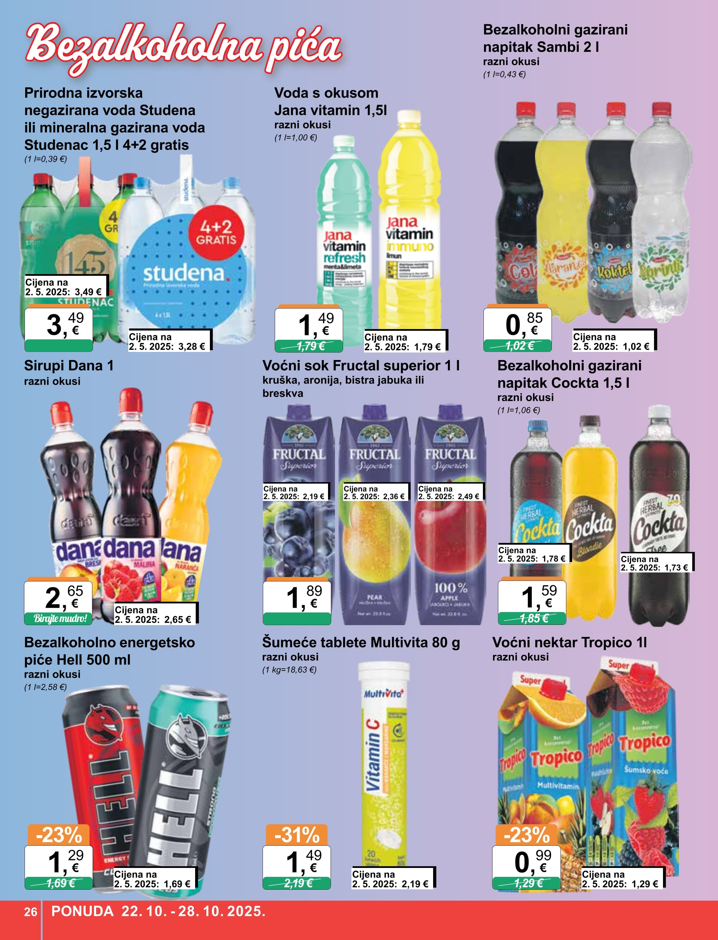 Page from catalog: Široka potrošnja