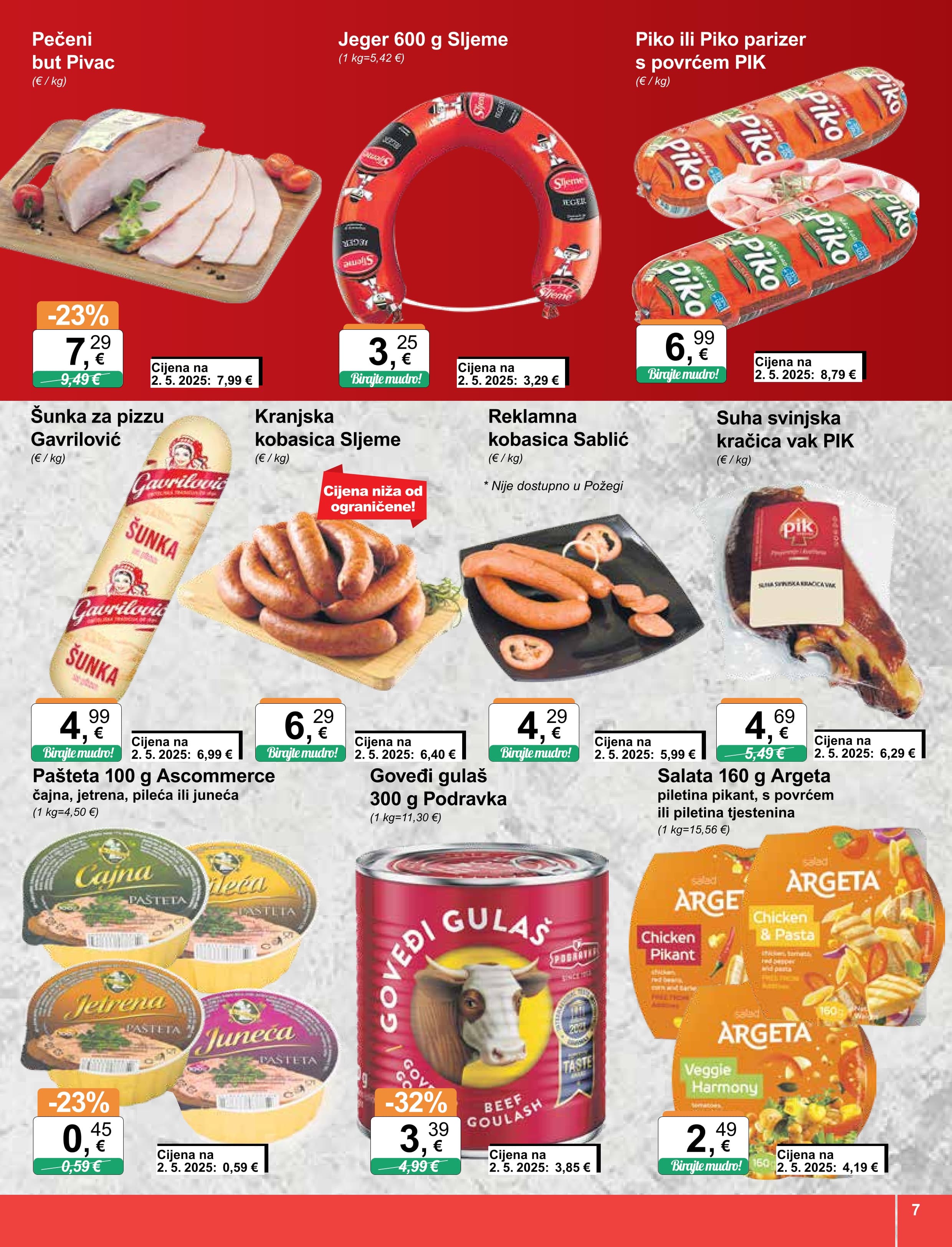 Page from catalog: Široka potrošnja
