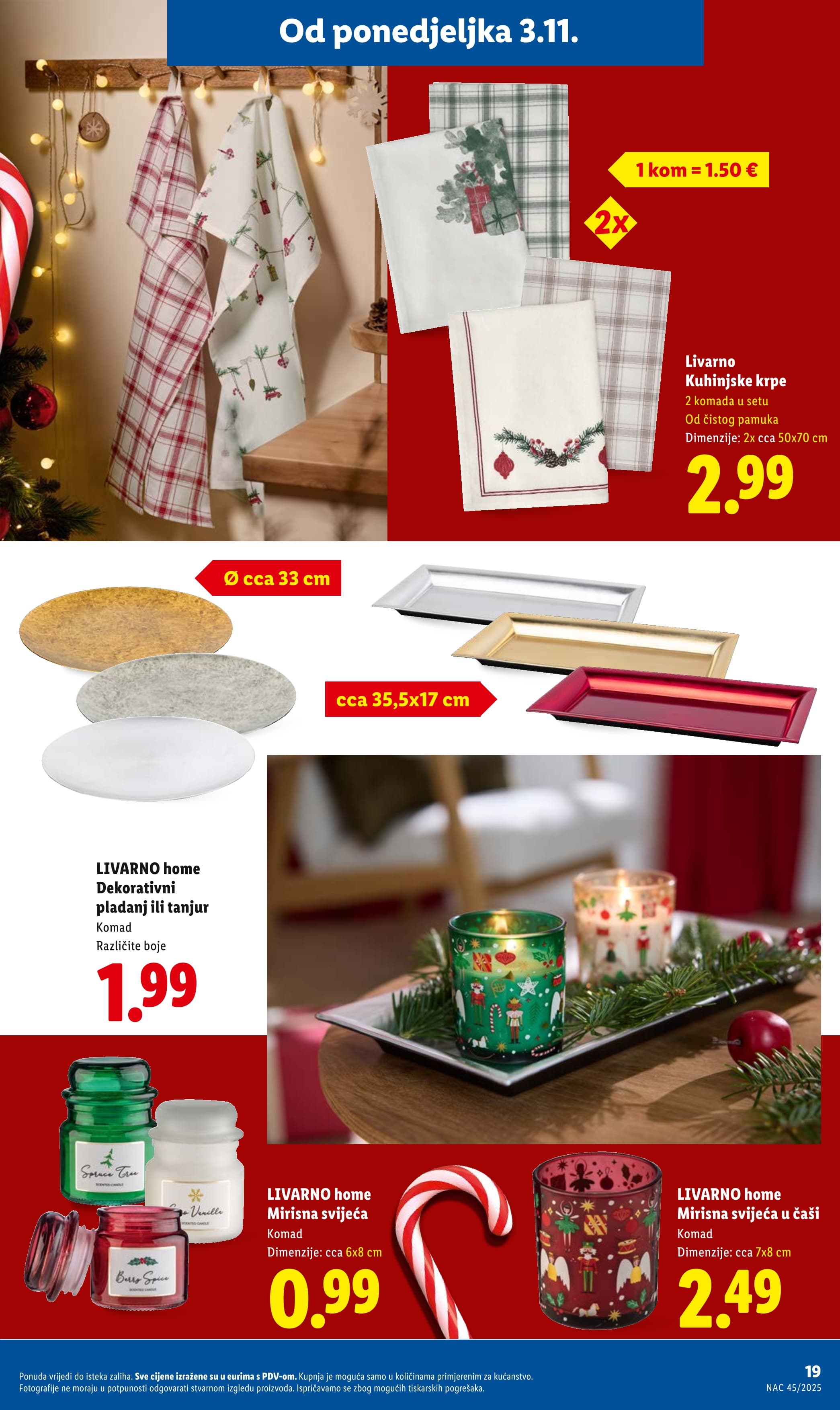 Page from catalog: Božićni katalog