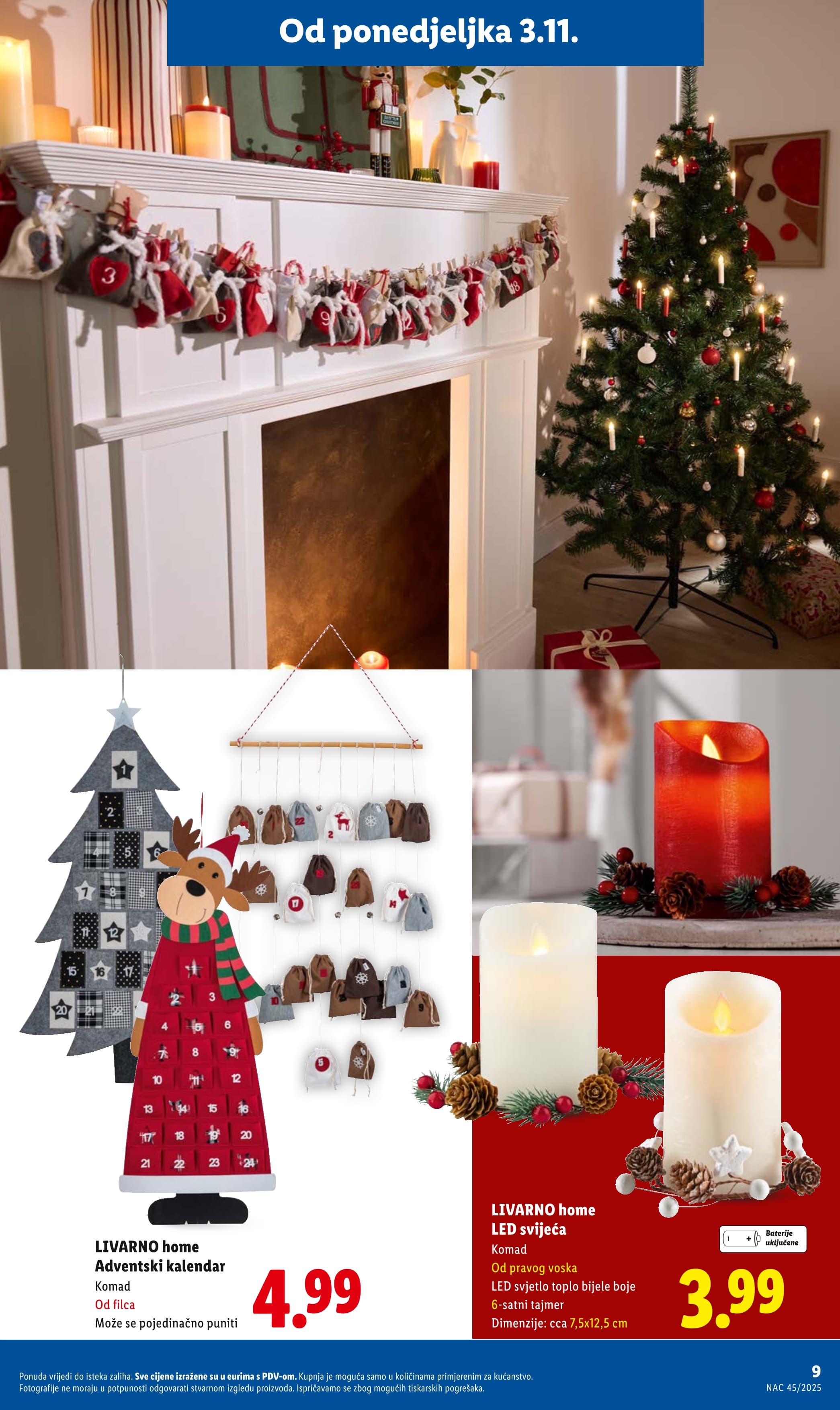 Page from catalog: Božićni katalog