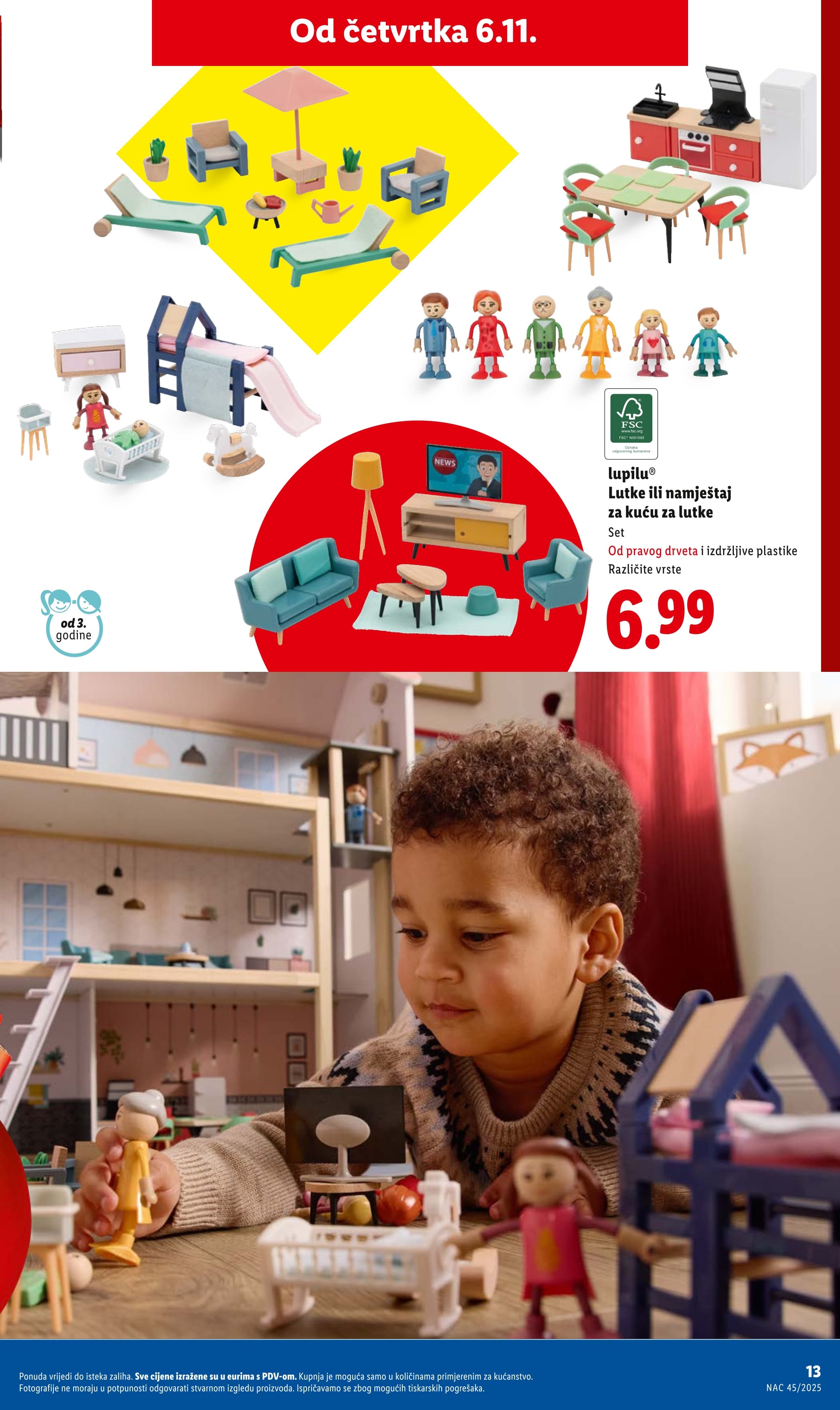 Page from catalog: Božićna ponuda igračaka