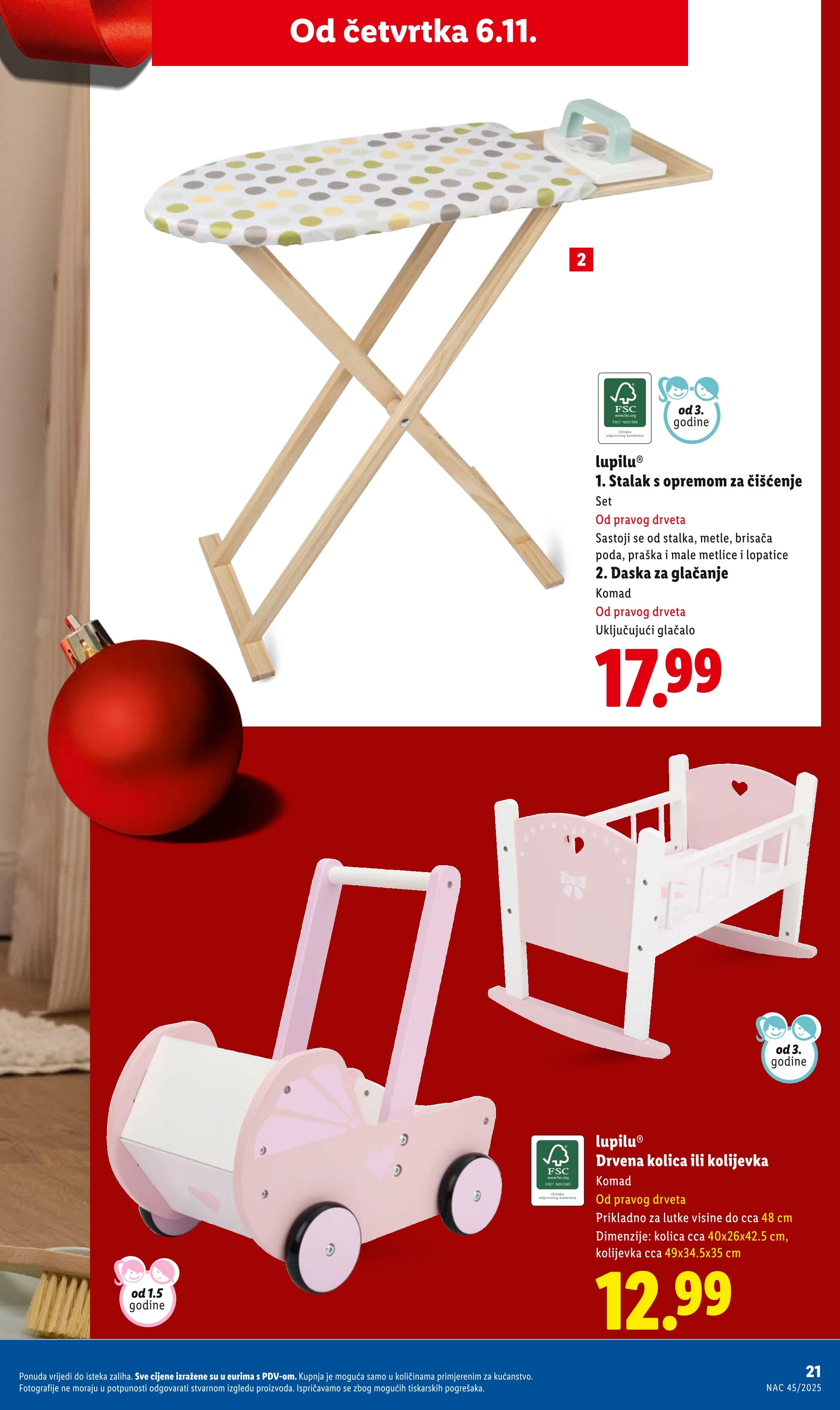 Page from catalog: Božićna ponuda igračaka