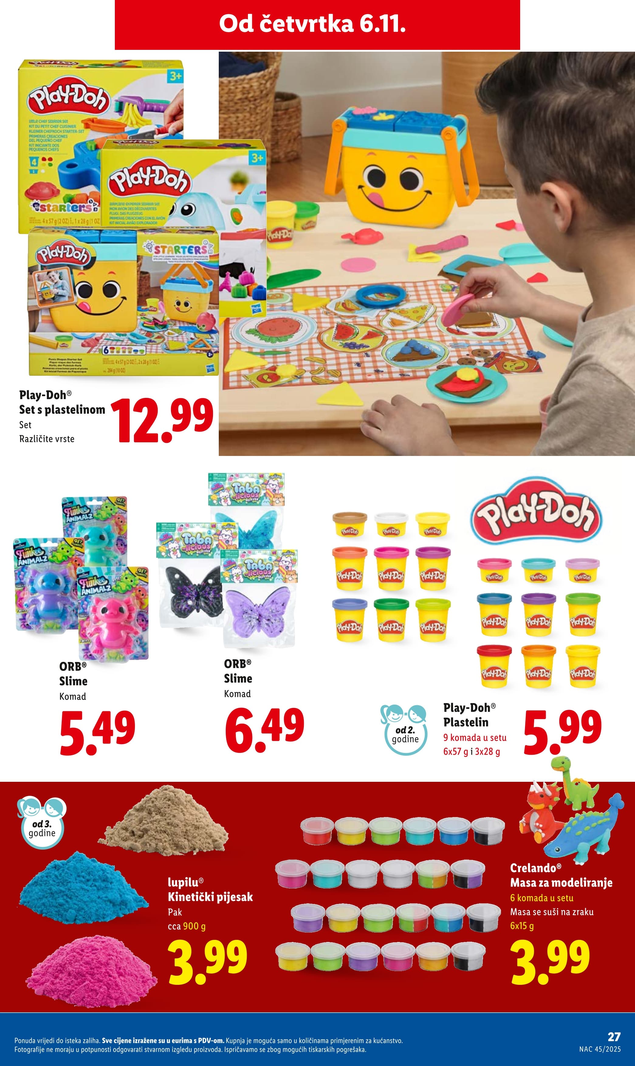 Page from catalog: Božićna ponuda igračaka