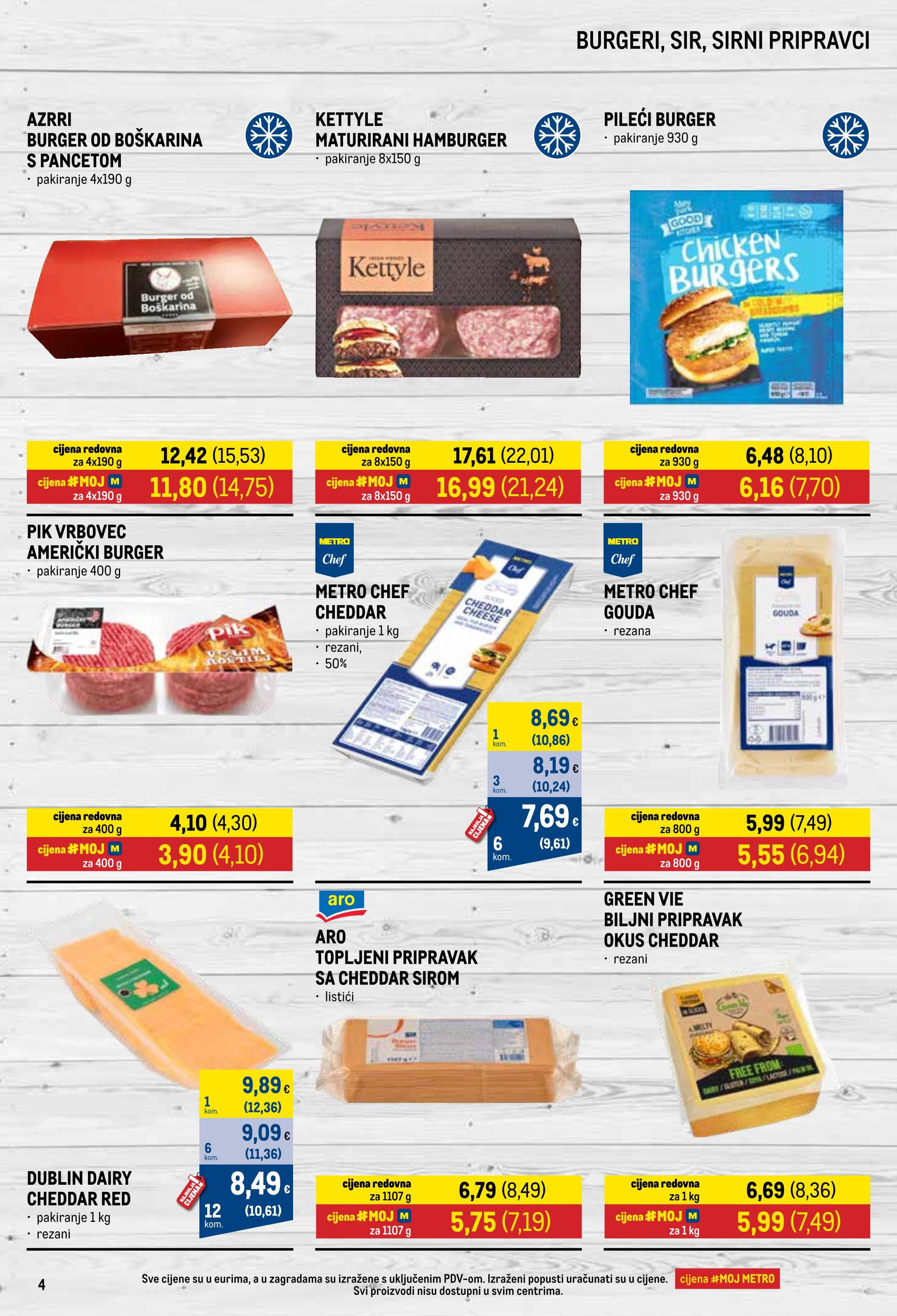 Page from catalog: Pivo i burger