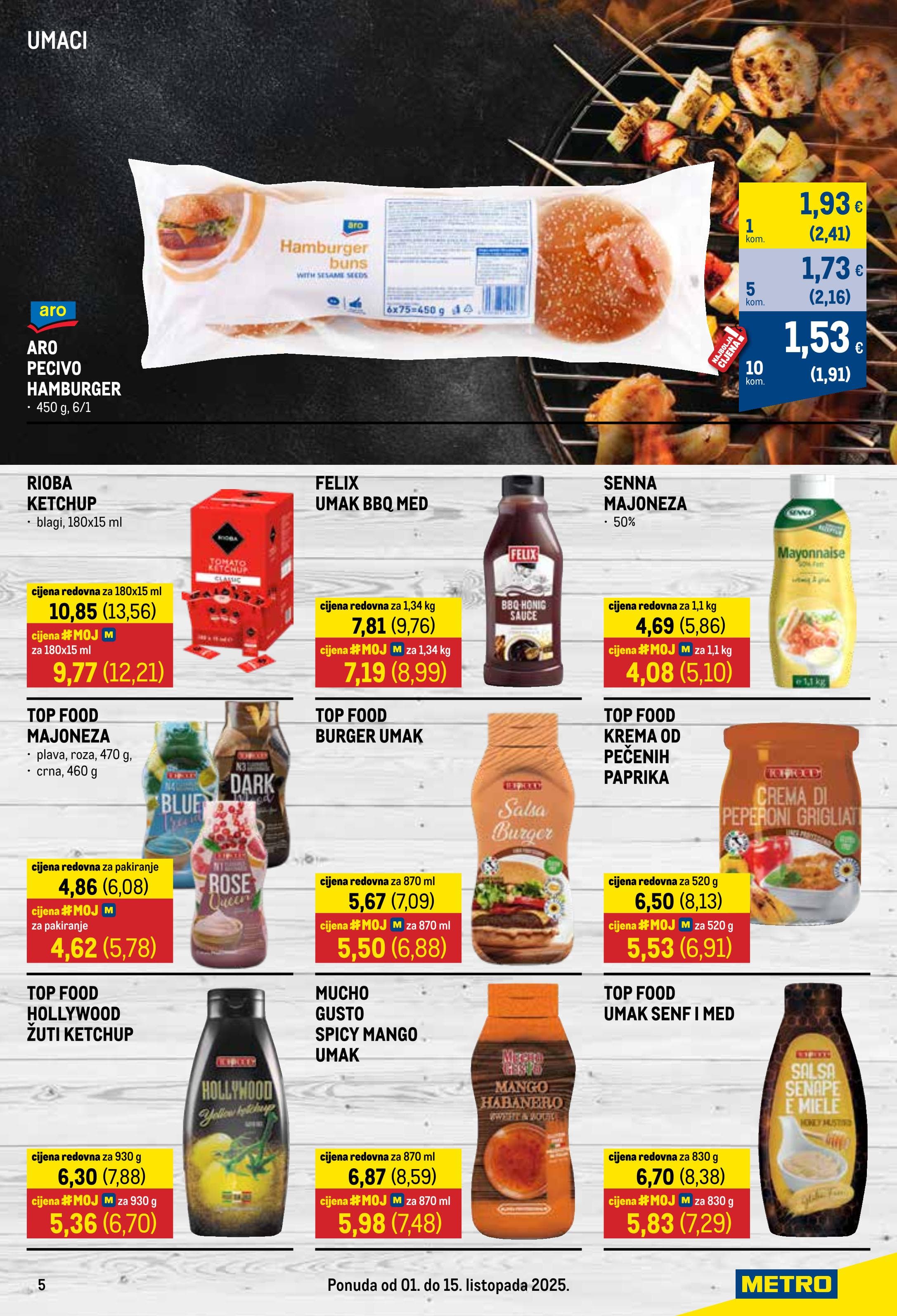 Page from catalog: Pivo i burger