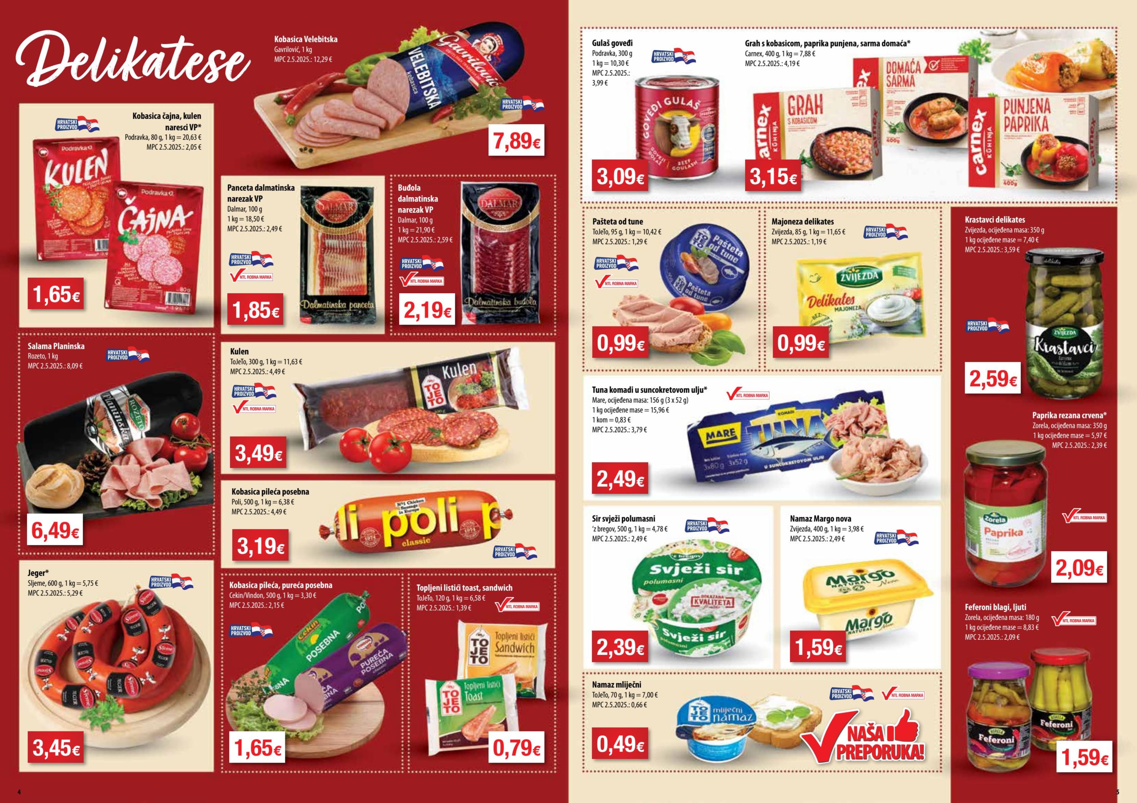 Page from catalog: Akcijska ponuda