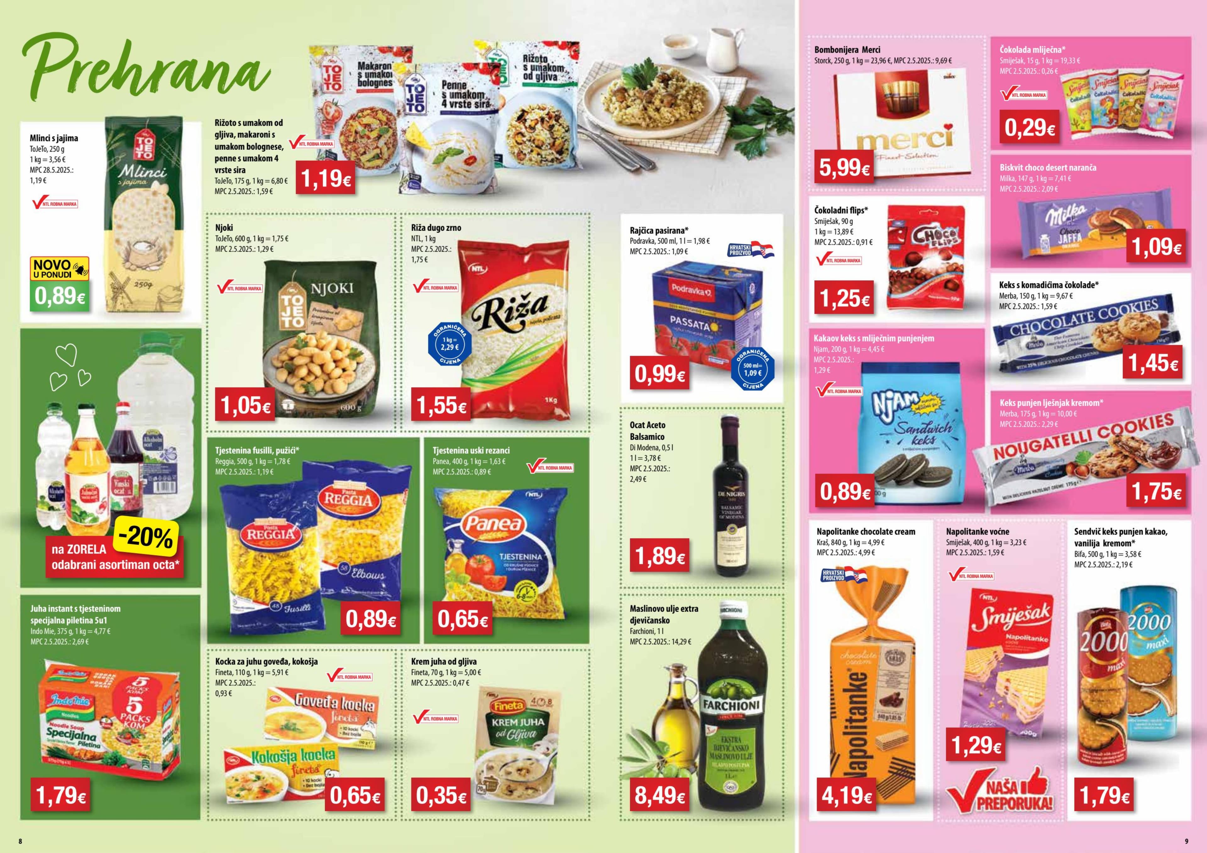 Page from catalog: Akcijska ponuda