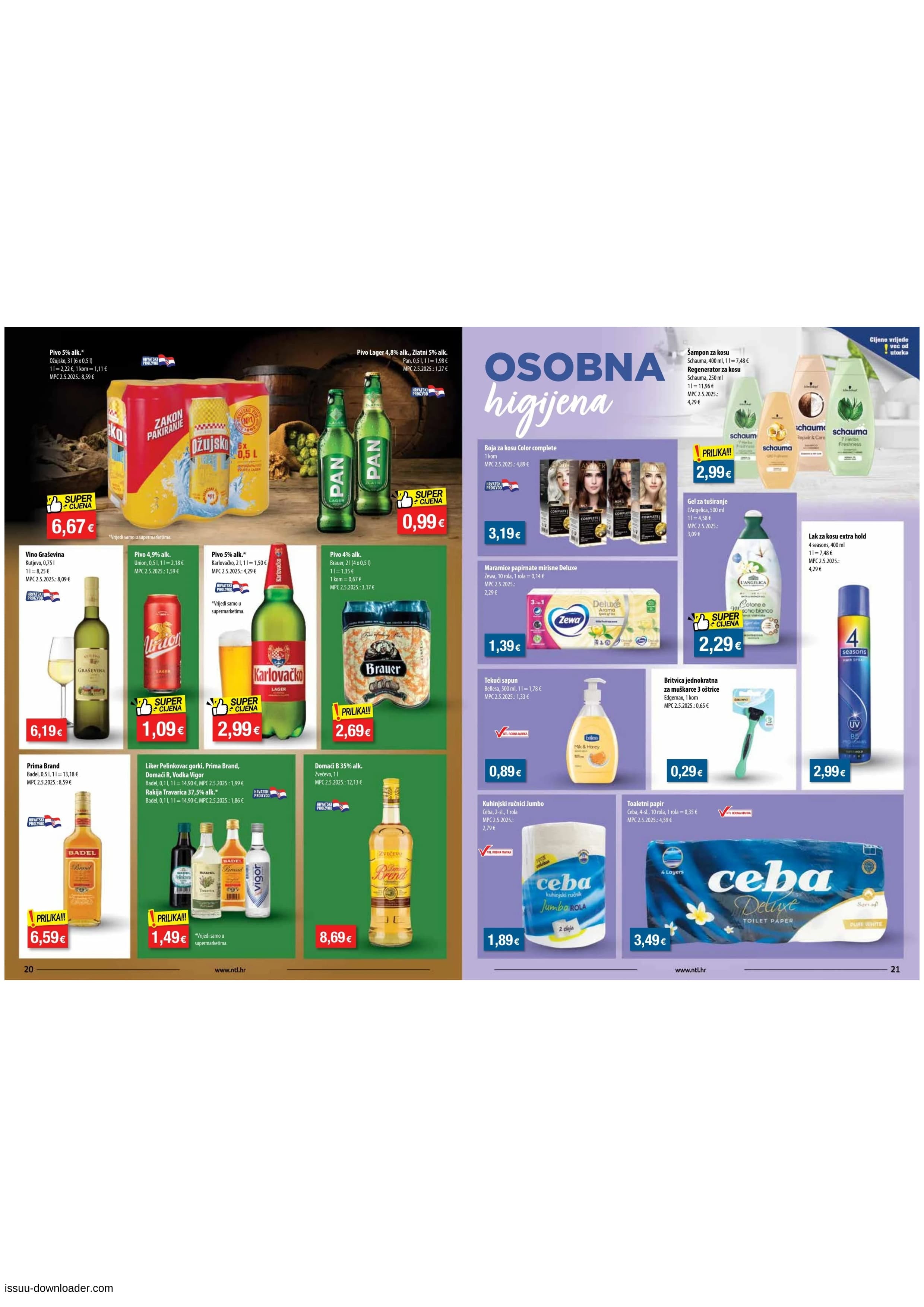 Page from catalog: Akcijska ponuda