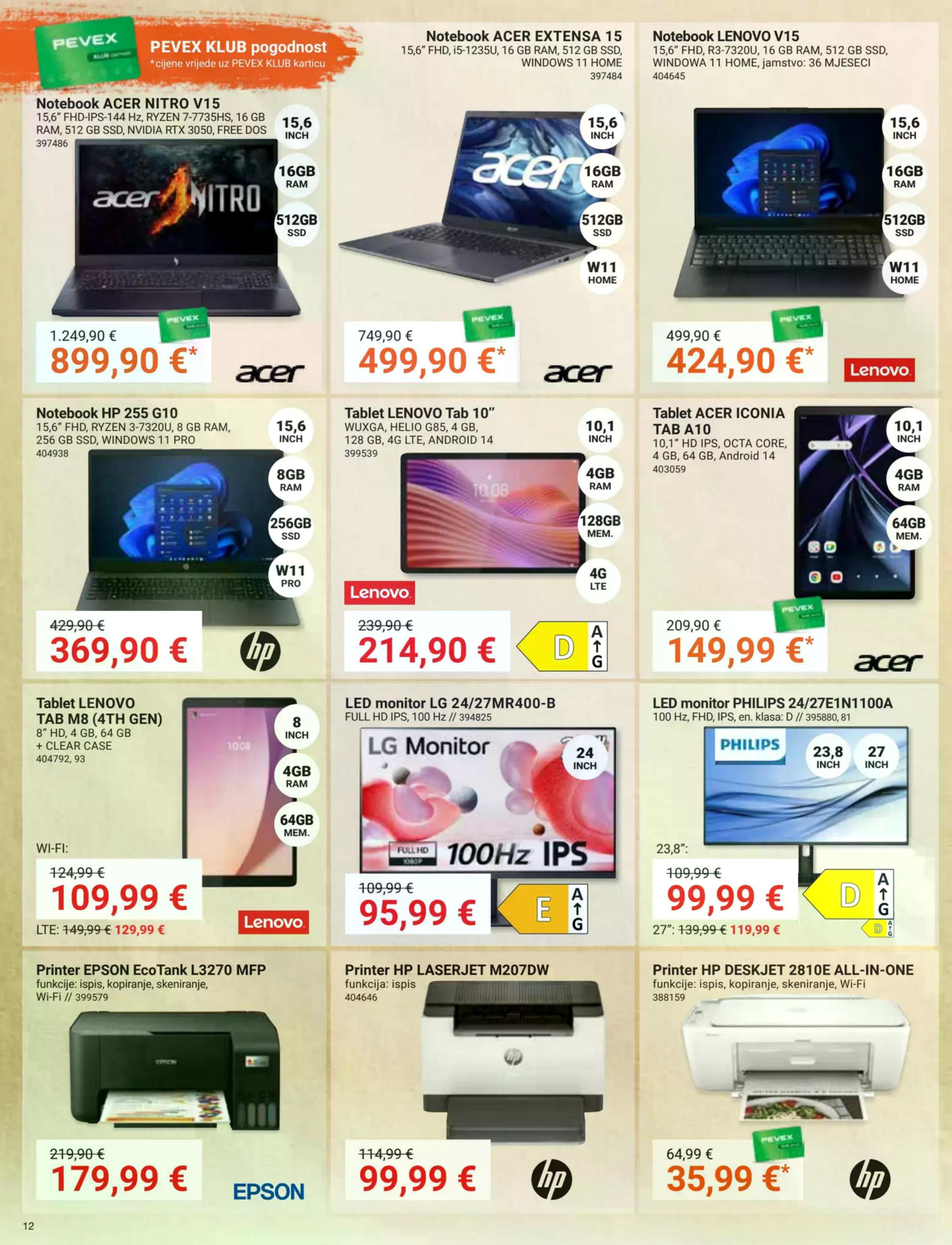 Page from catalog: Akcijska ponuda