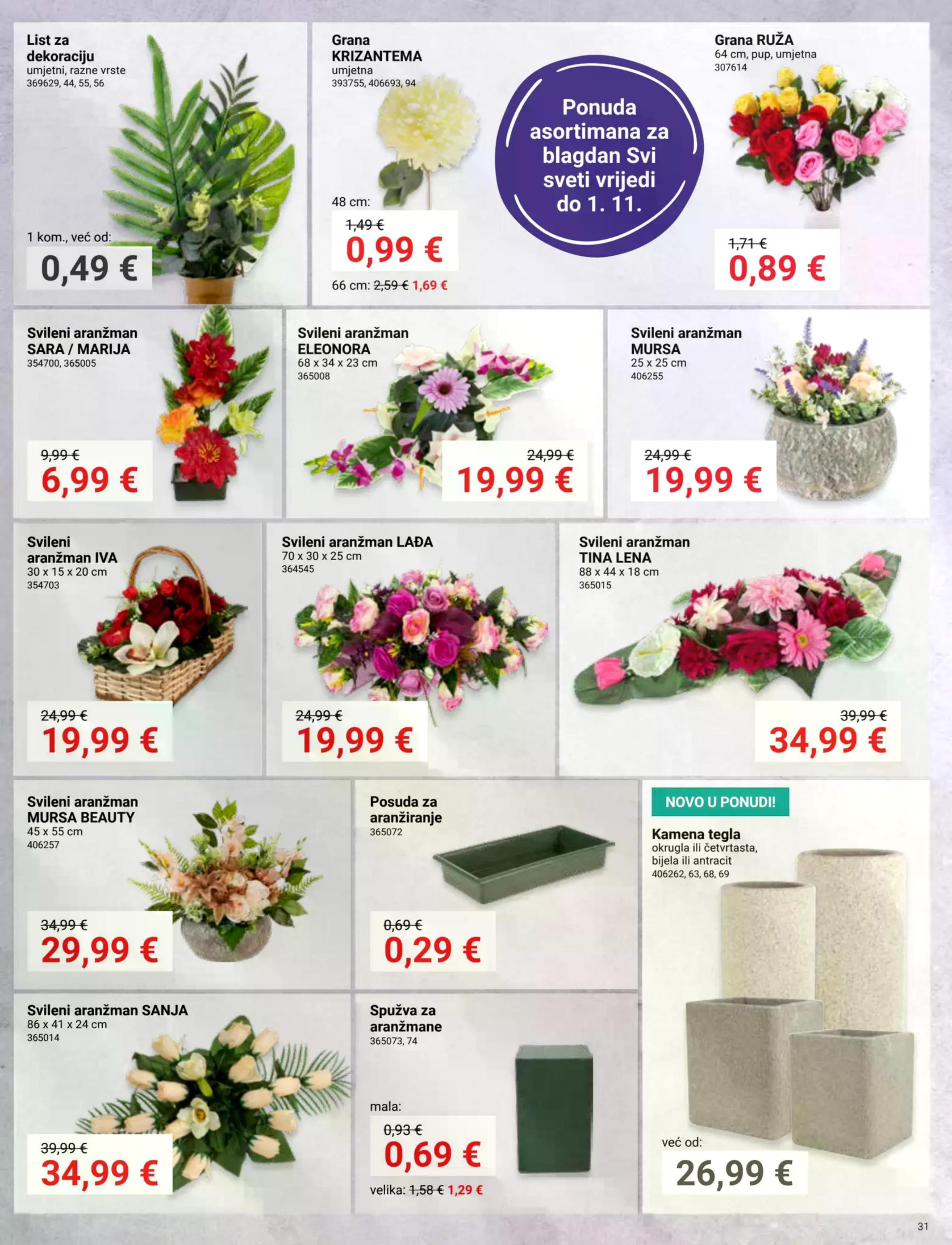 Page from catalog: Akcijska ponuda