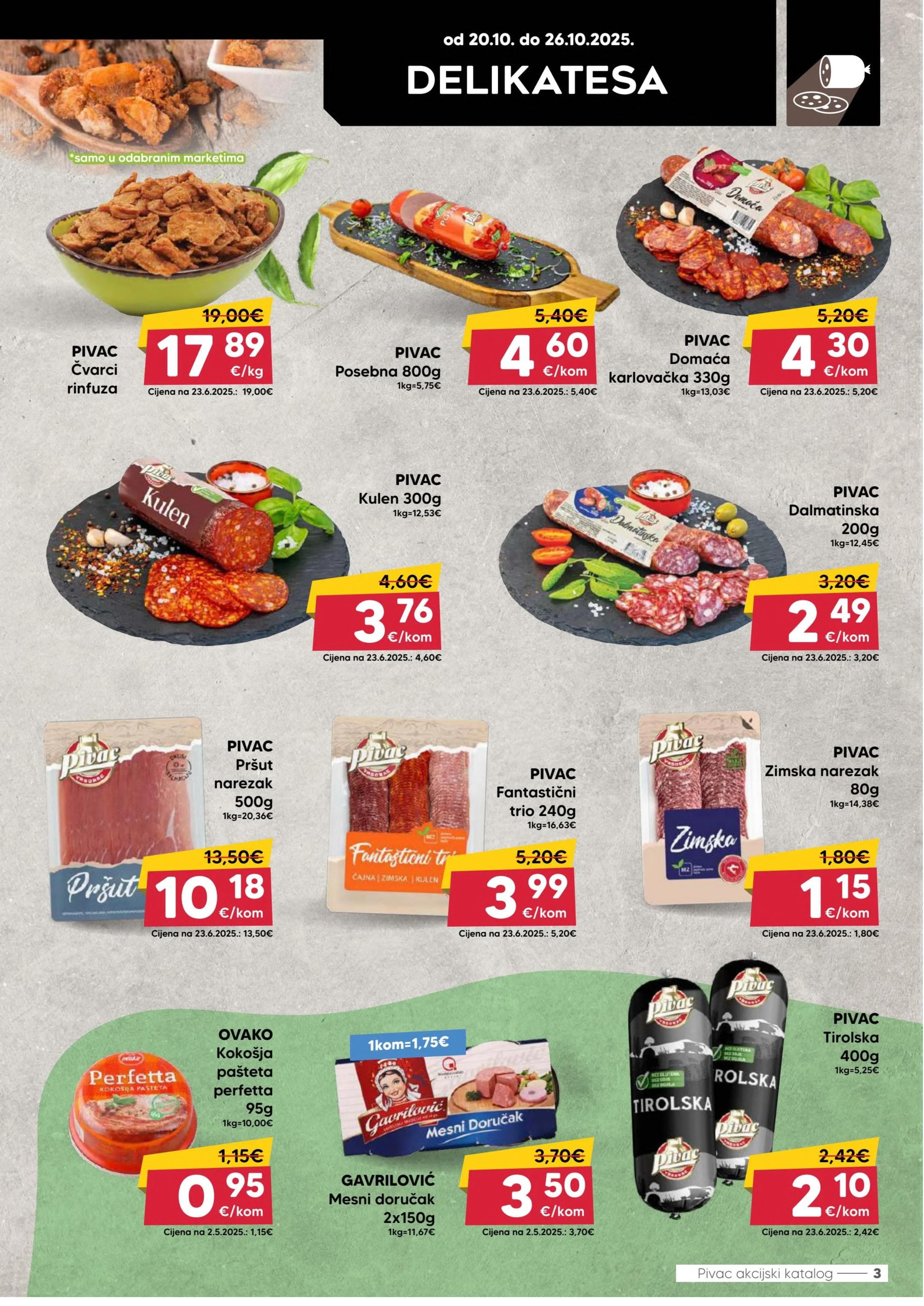 Page from catalog: Akcijska ponuda