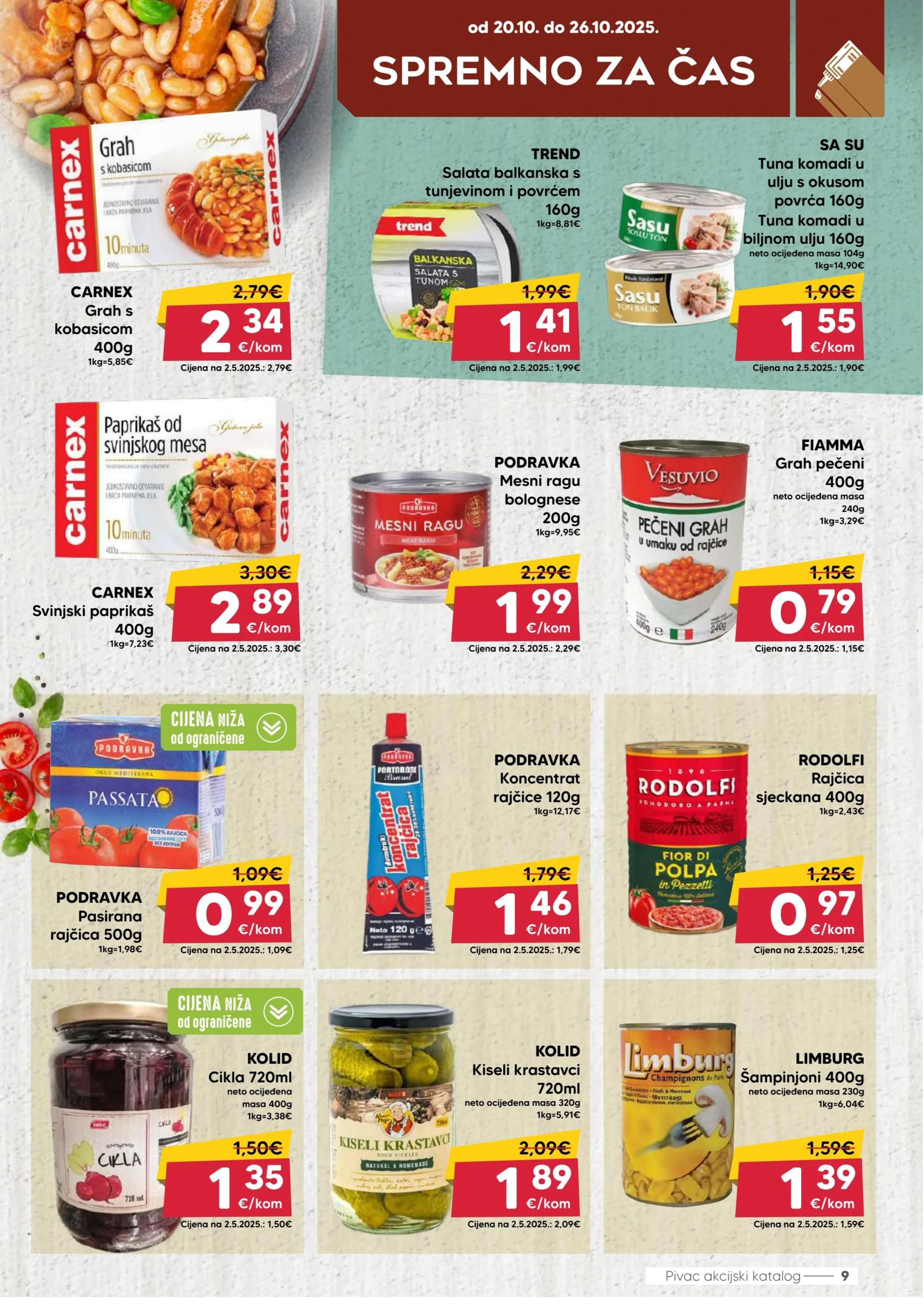 Page from catalog: Akcijska ponuda