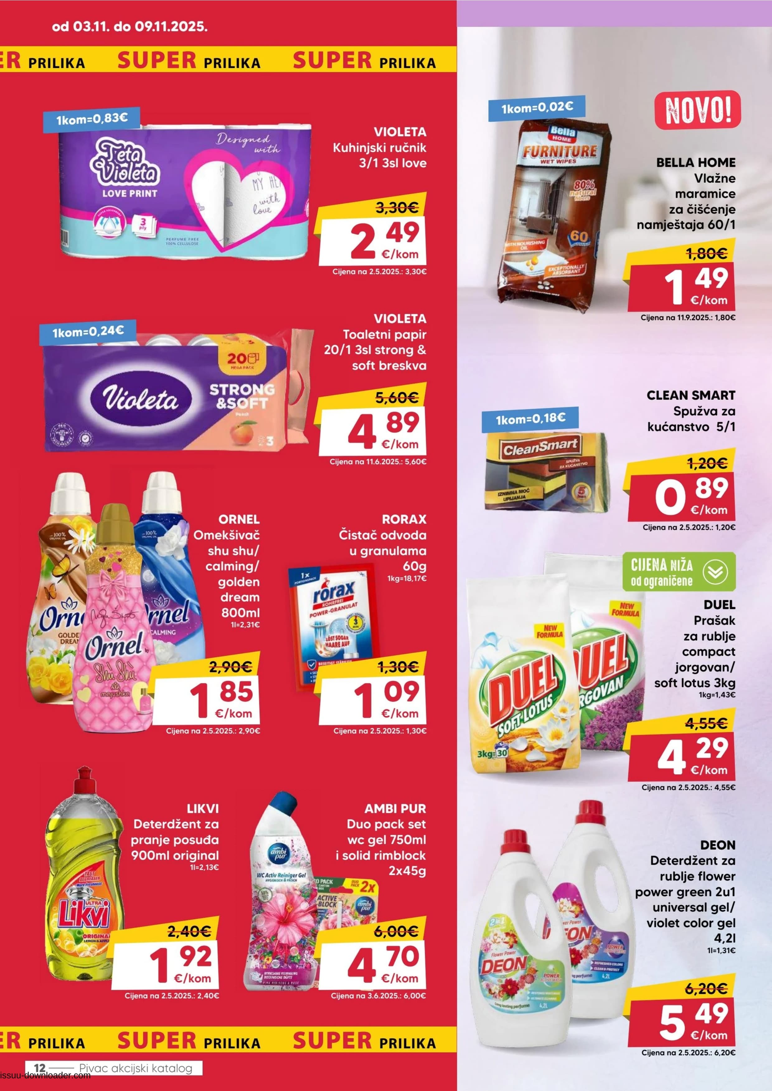 Page from catalog: Akcijska ponuda