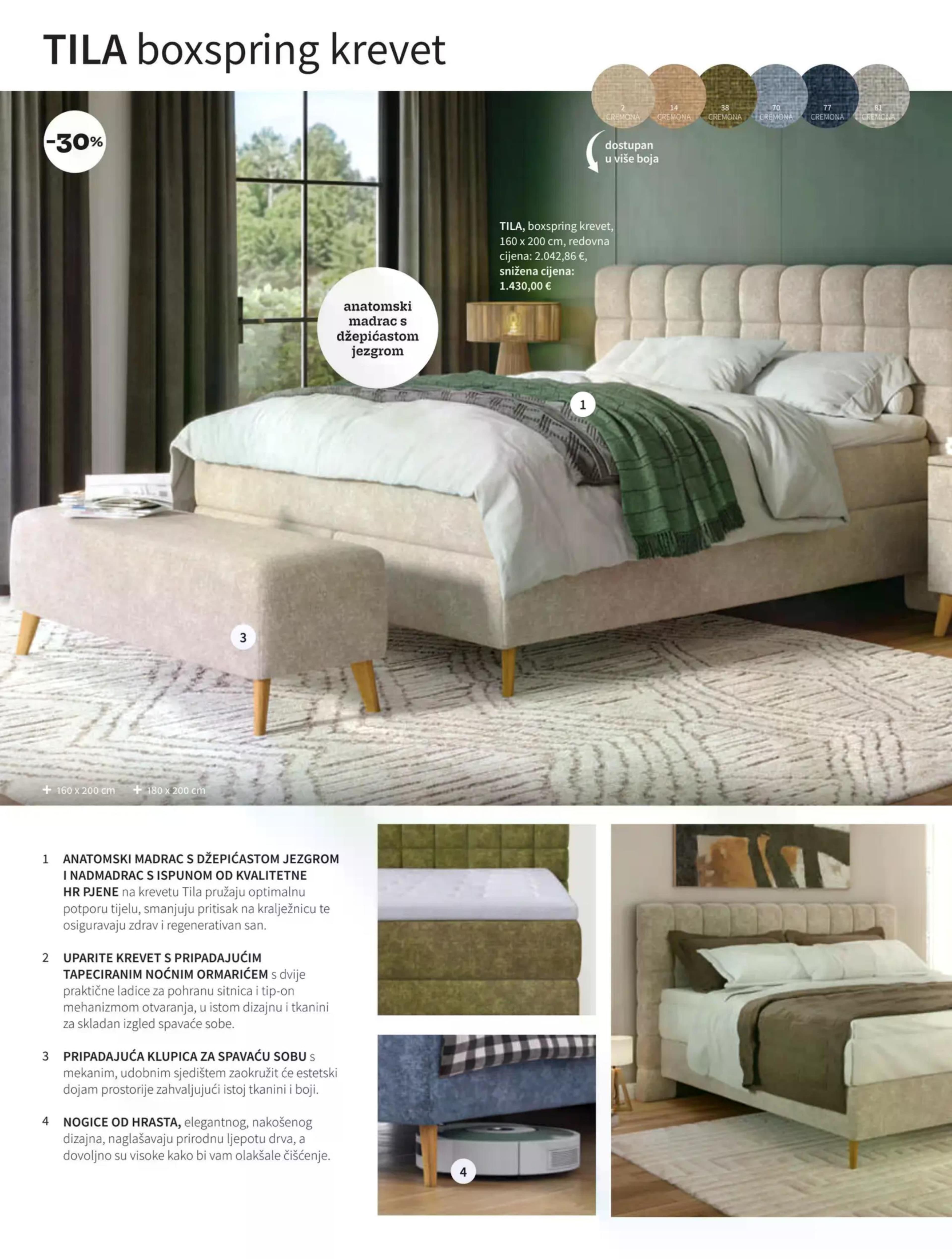 Page from catalog: Spavanje