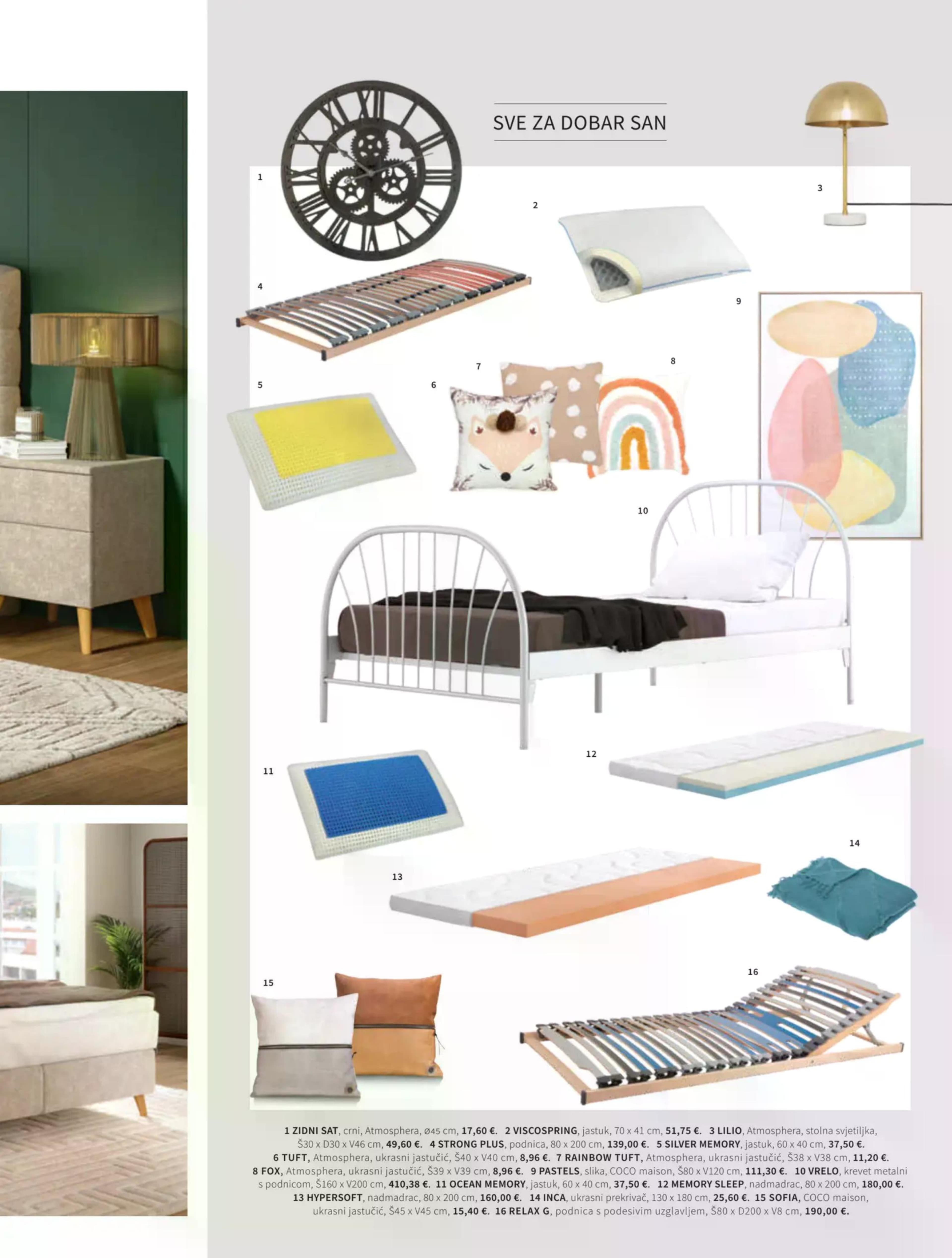 Page from catalog: Spavanje