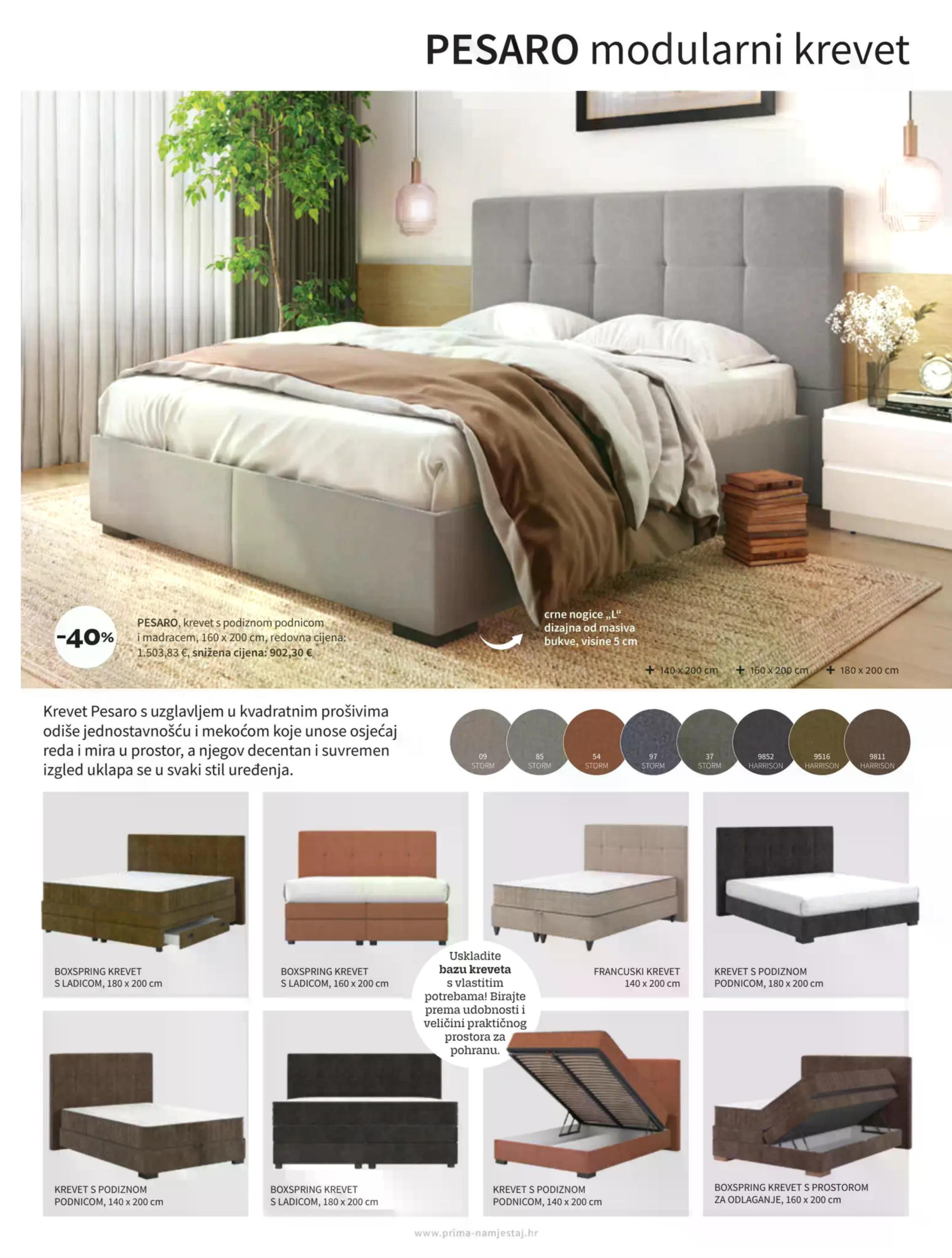 Page from catalog: Spavanje