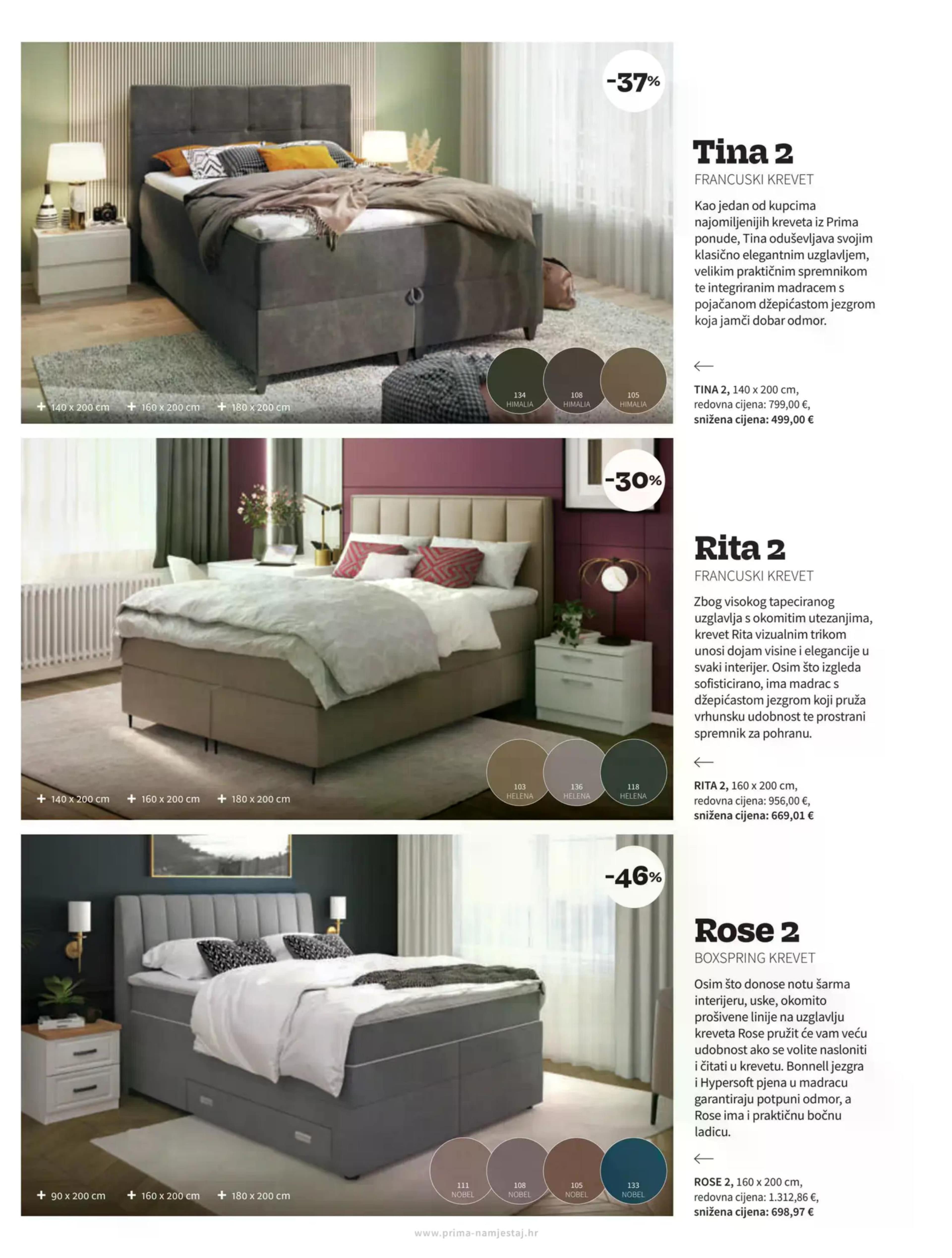 Page from catalog: Spavanje