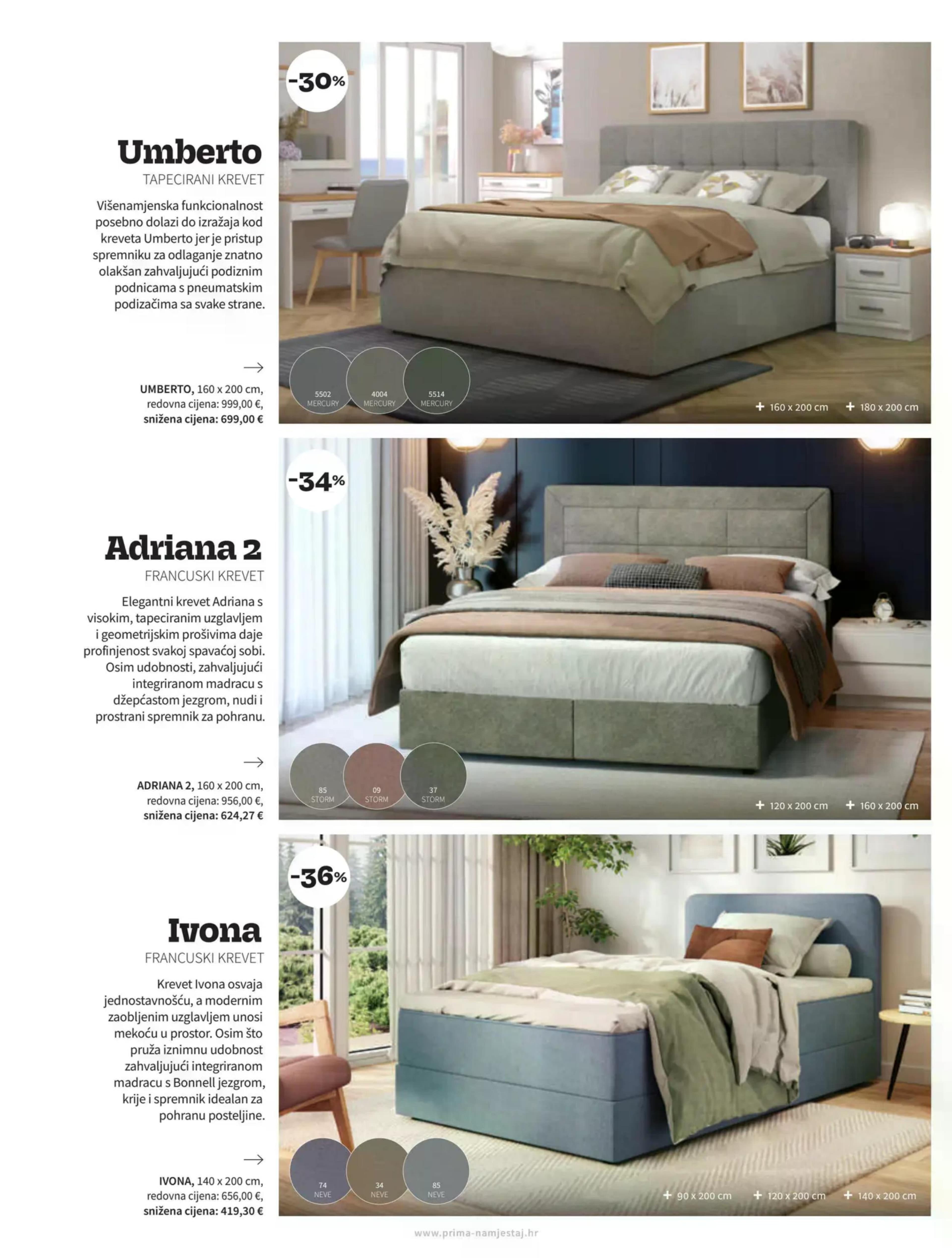Page from catalog: Spavanje