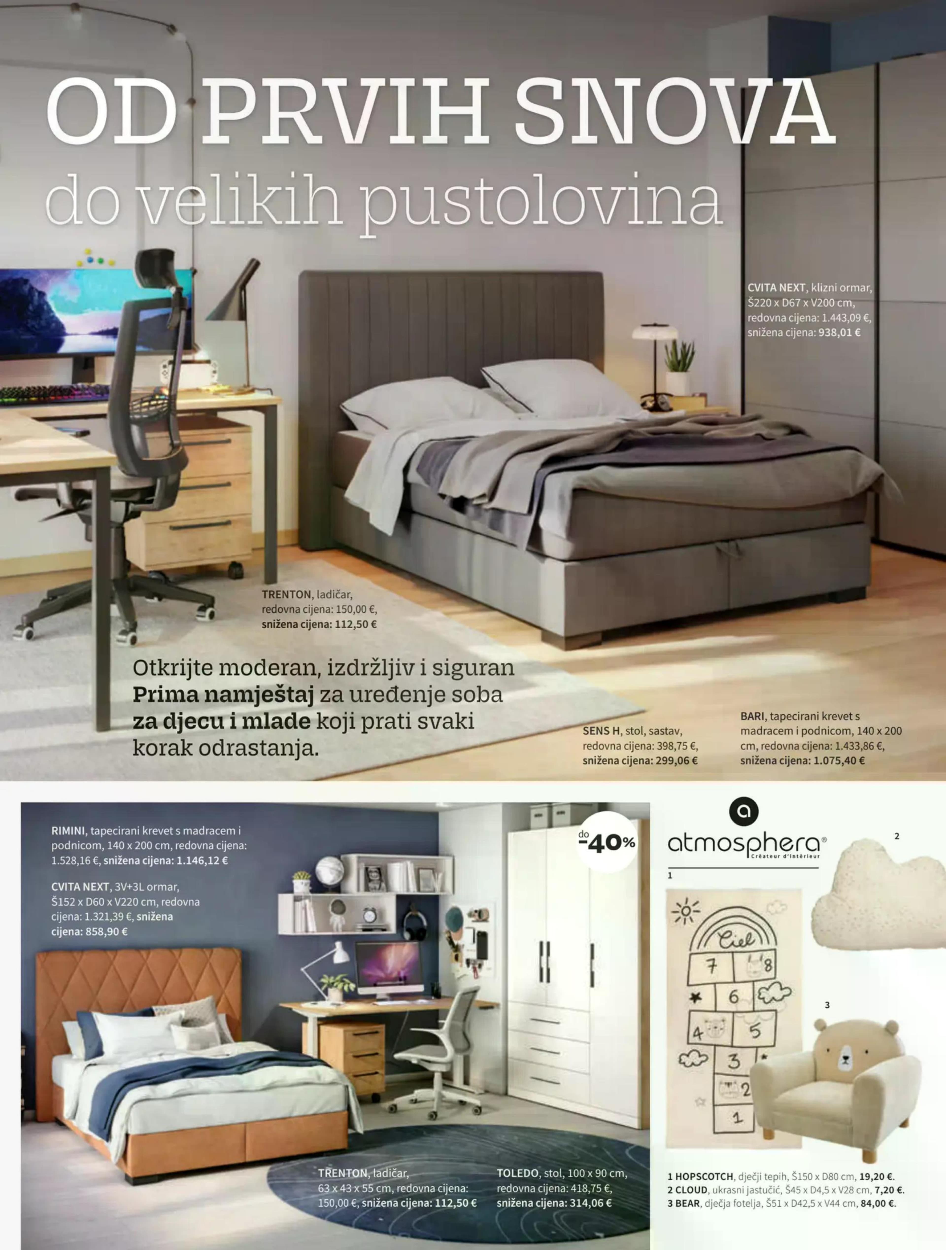 Page from catalog: Spavanje