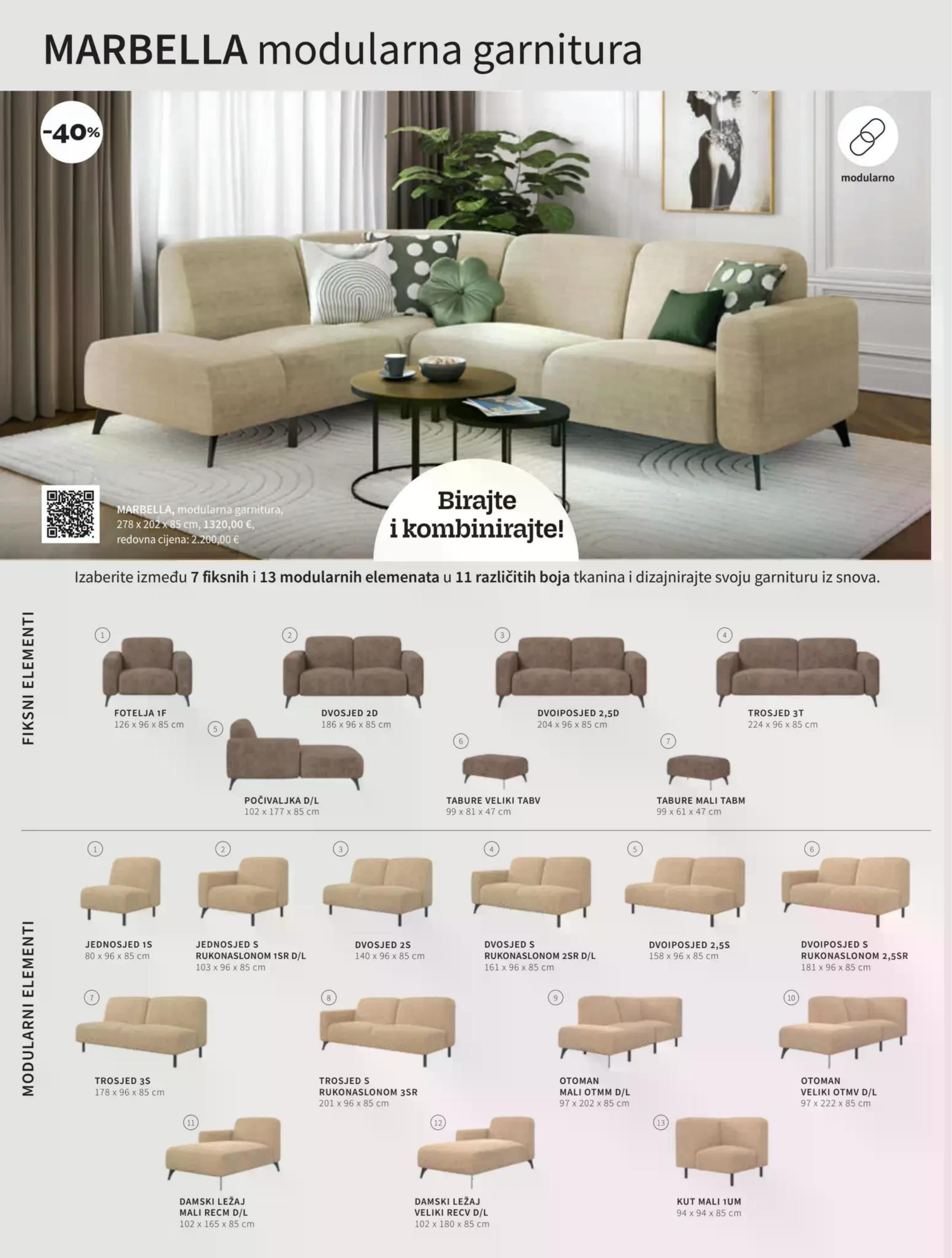 Page from catalog: Garniture