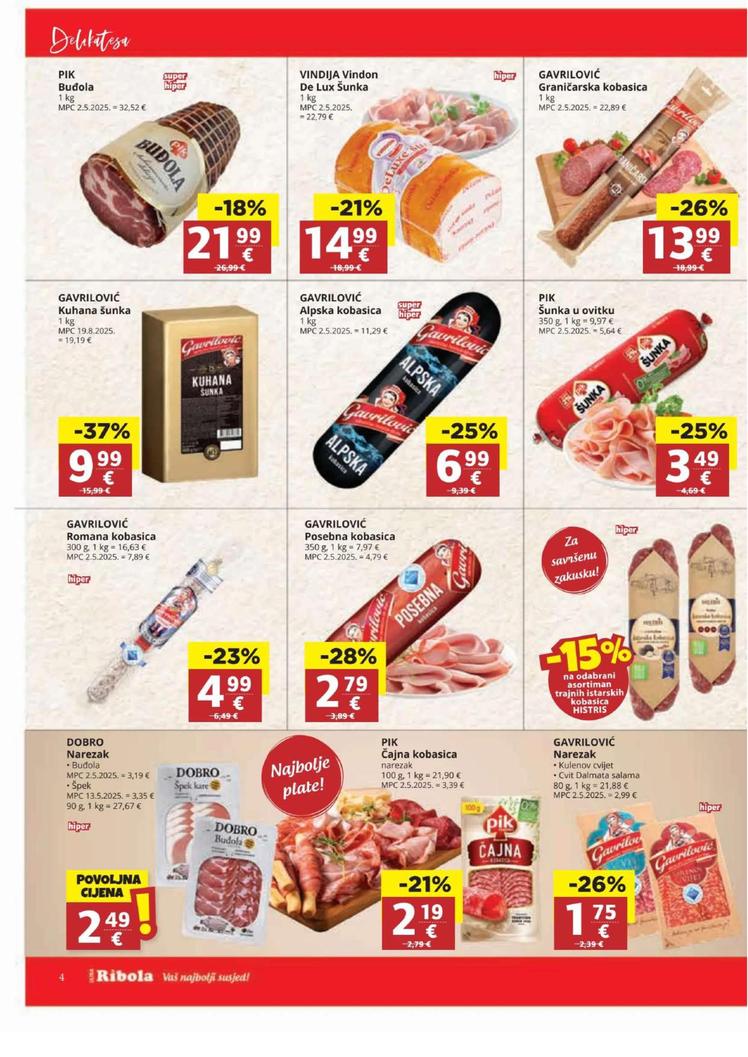 Page from catalog: Akcijska ponuda