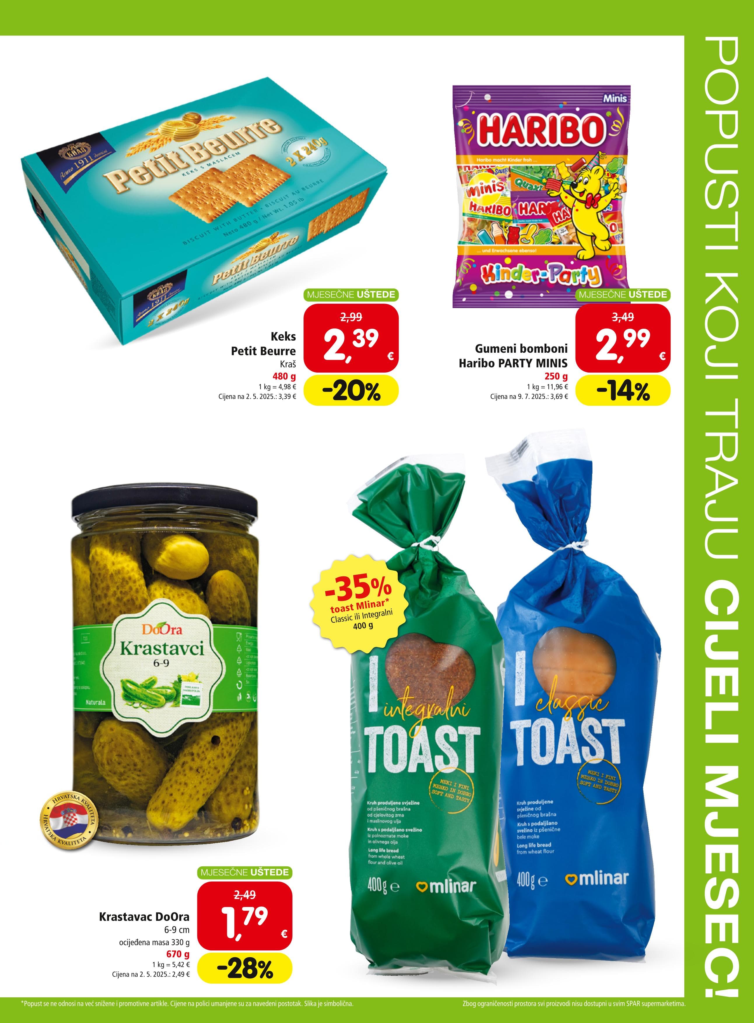 Page from catalog: Mjesečne uštede