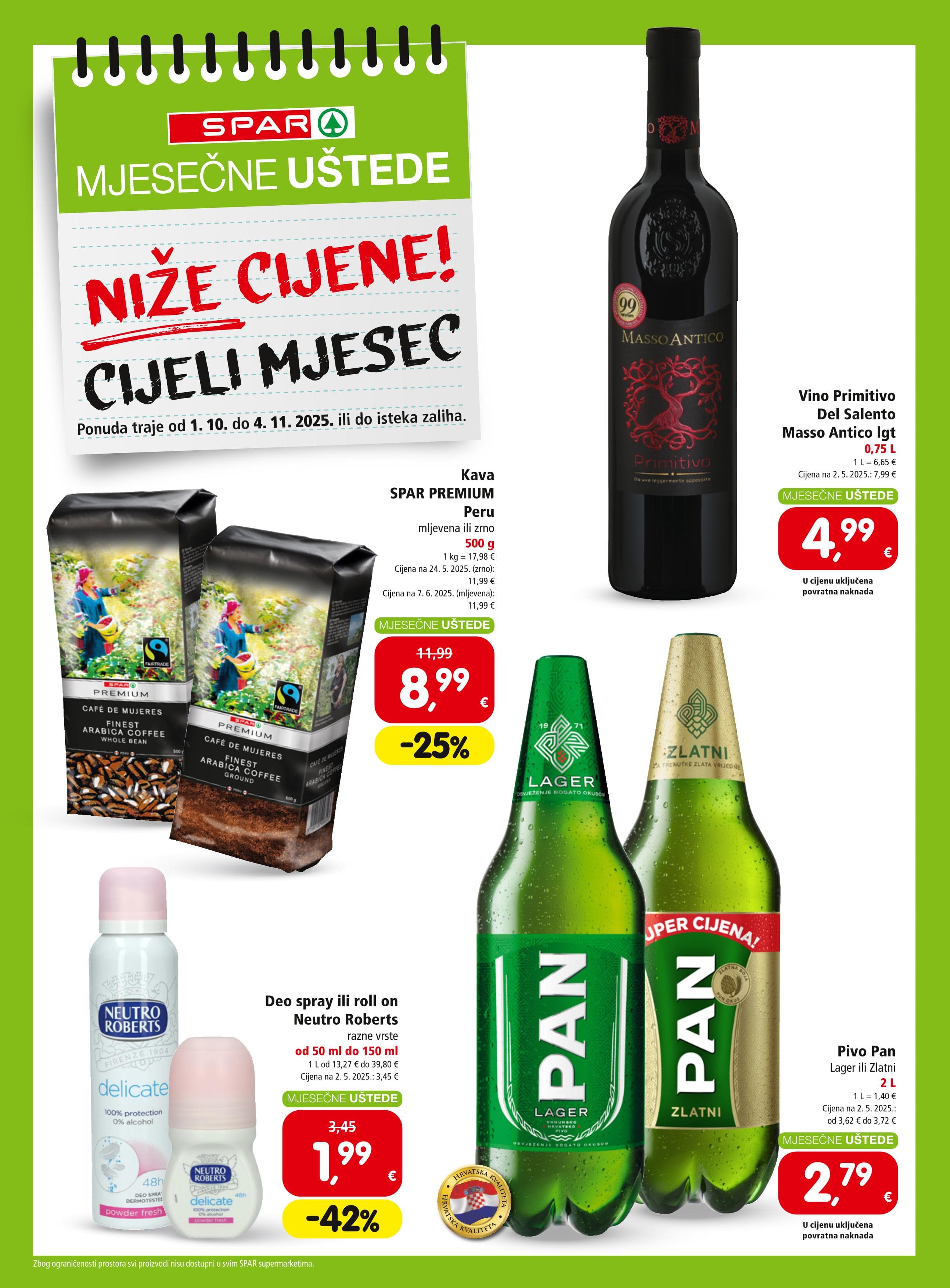 Page from catalog: Mjesečne uštede