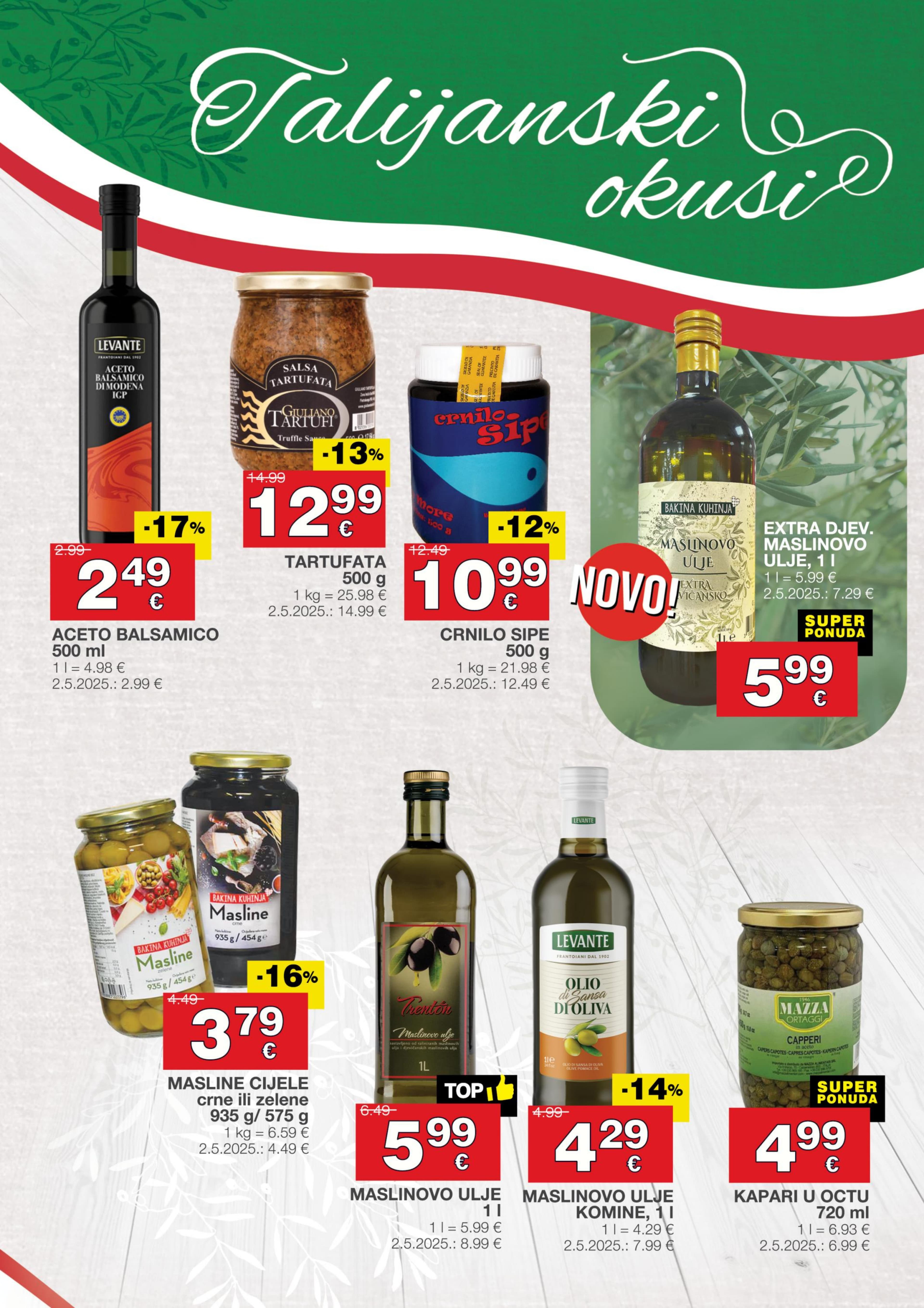 Page from catalog: Akcijska ponuda