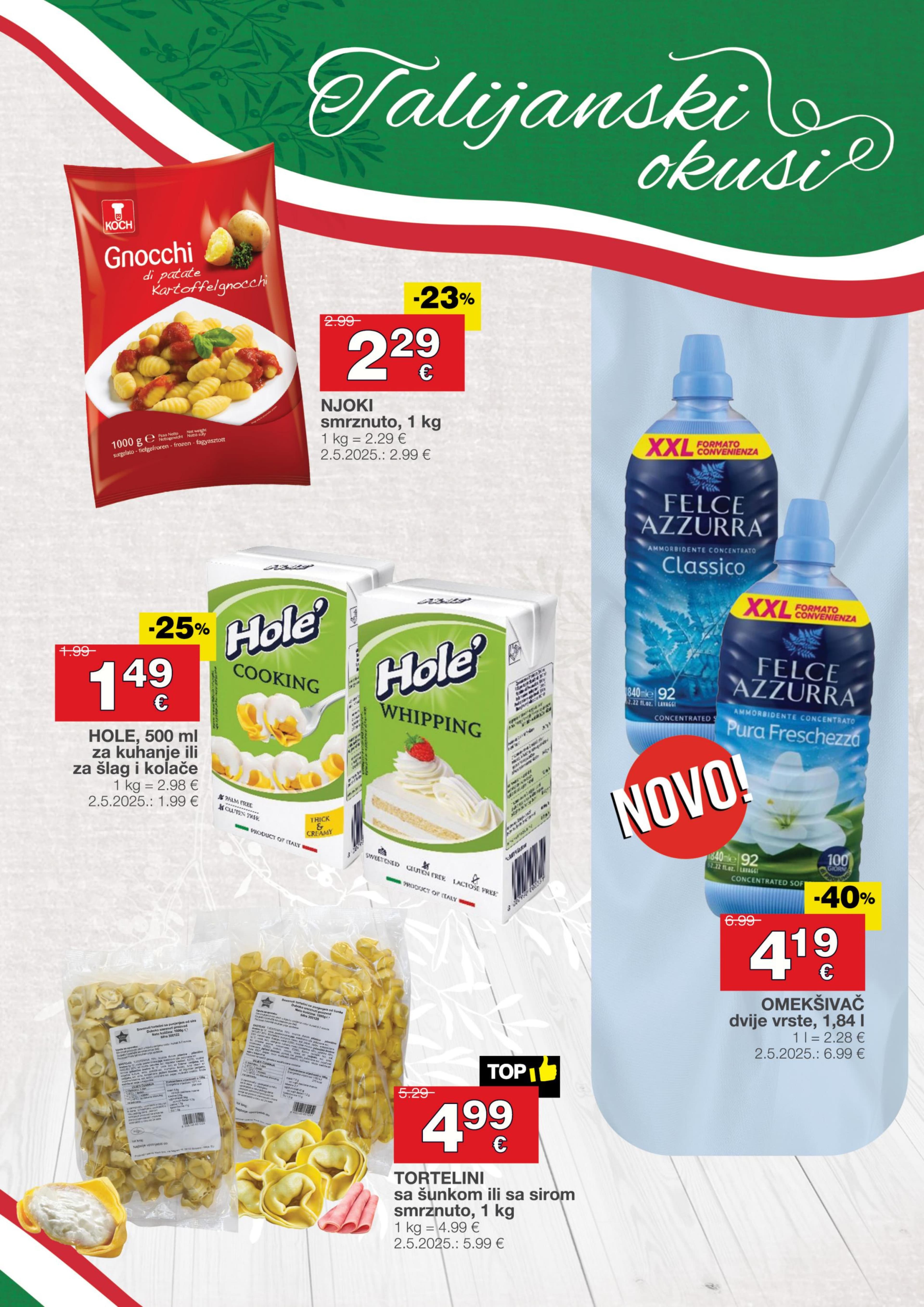 Page from catalog: Akcijska ponuda