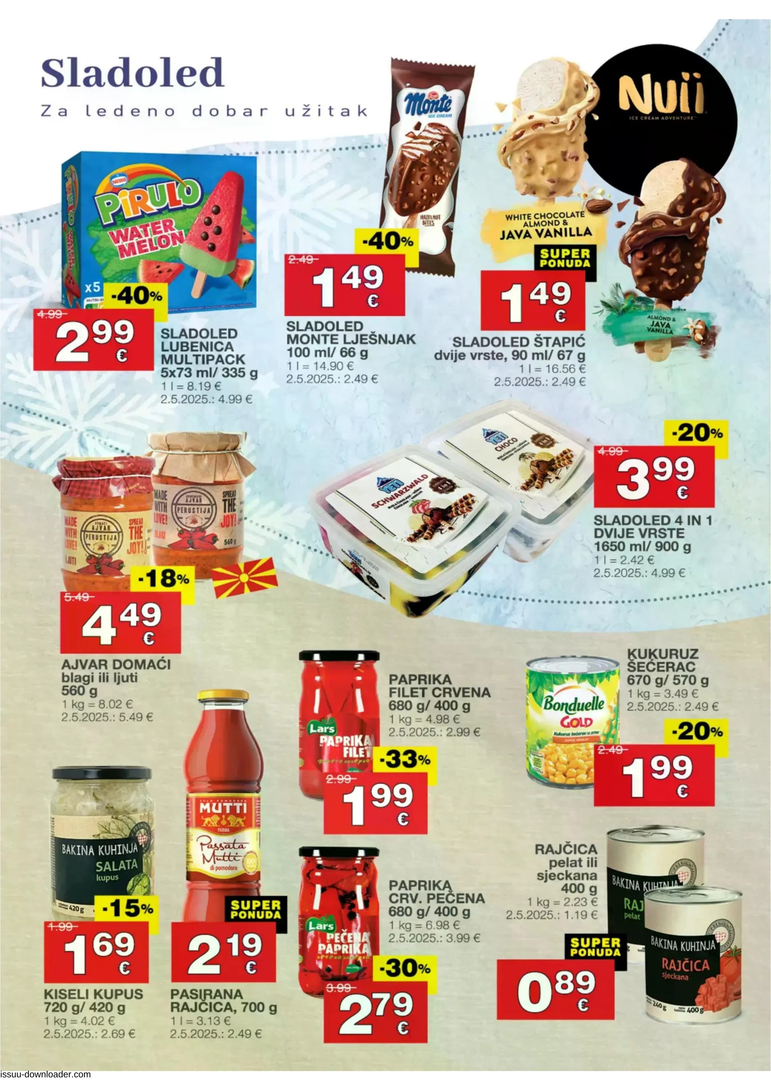 Page from catalog: Akcijska ponuda