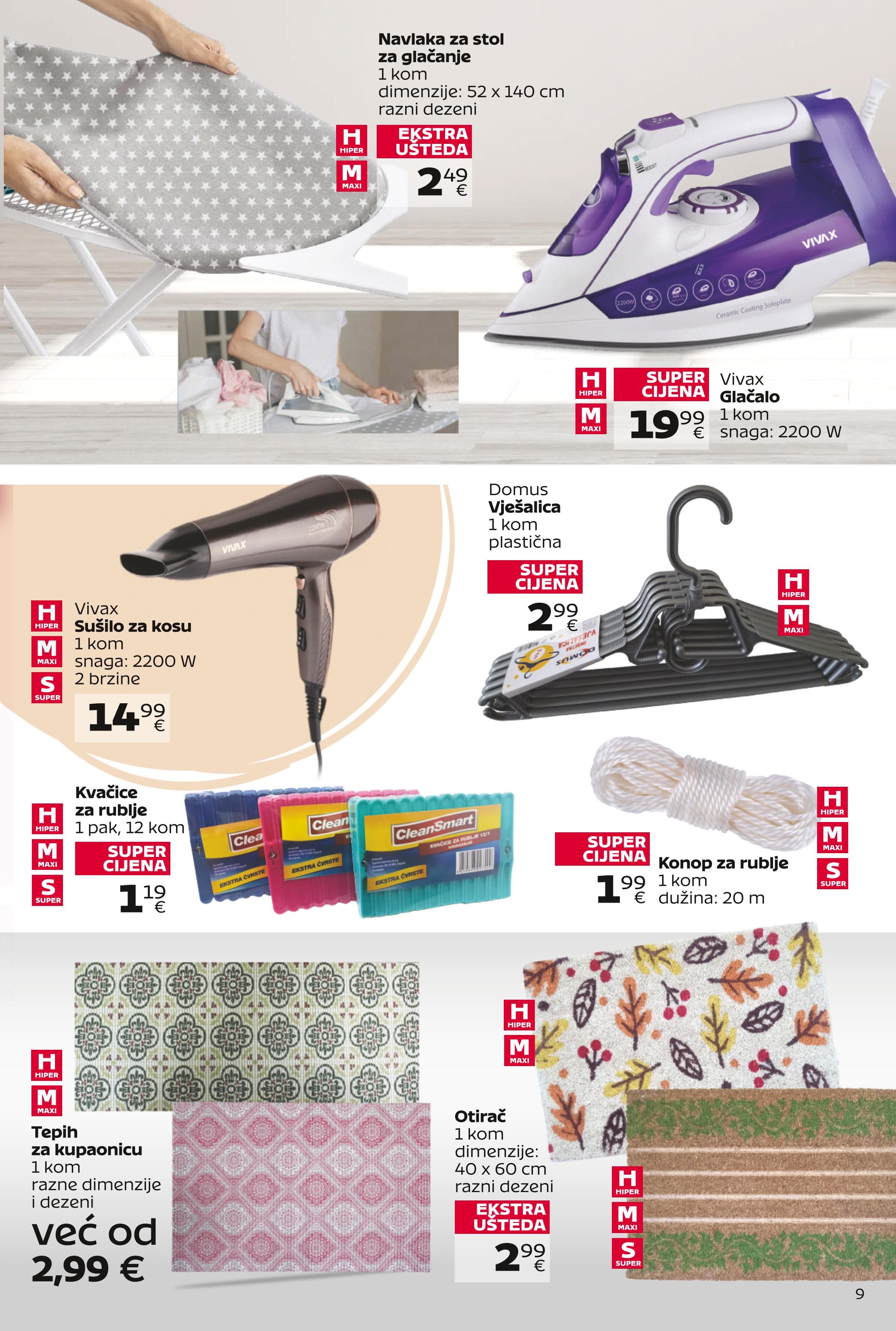 Page from catalog: Super ponuda za domaćinstvo