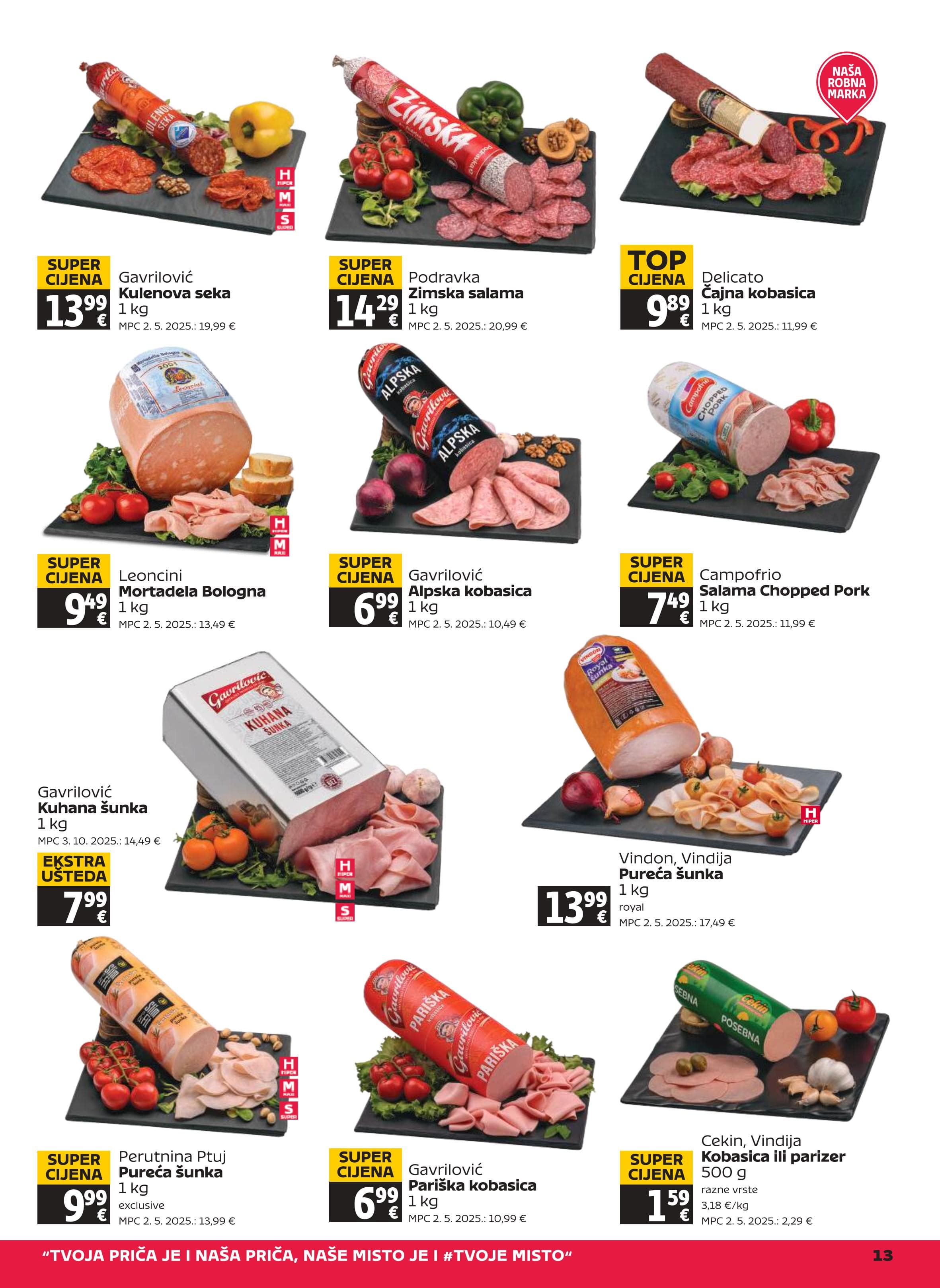 Page from catalog: Akcijska ponuda