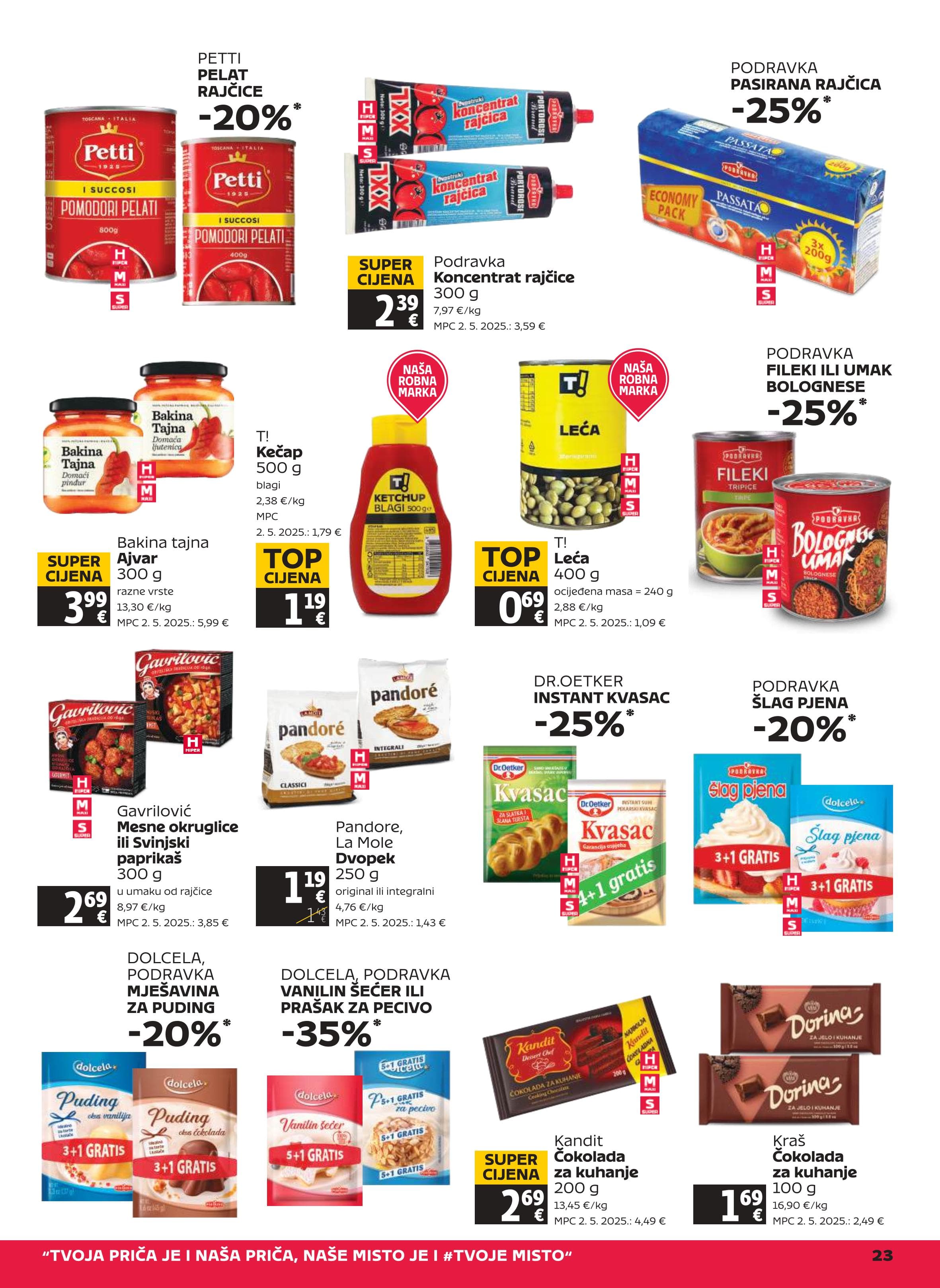 Page from catalog: Akcijska ponuda