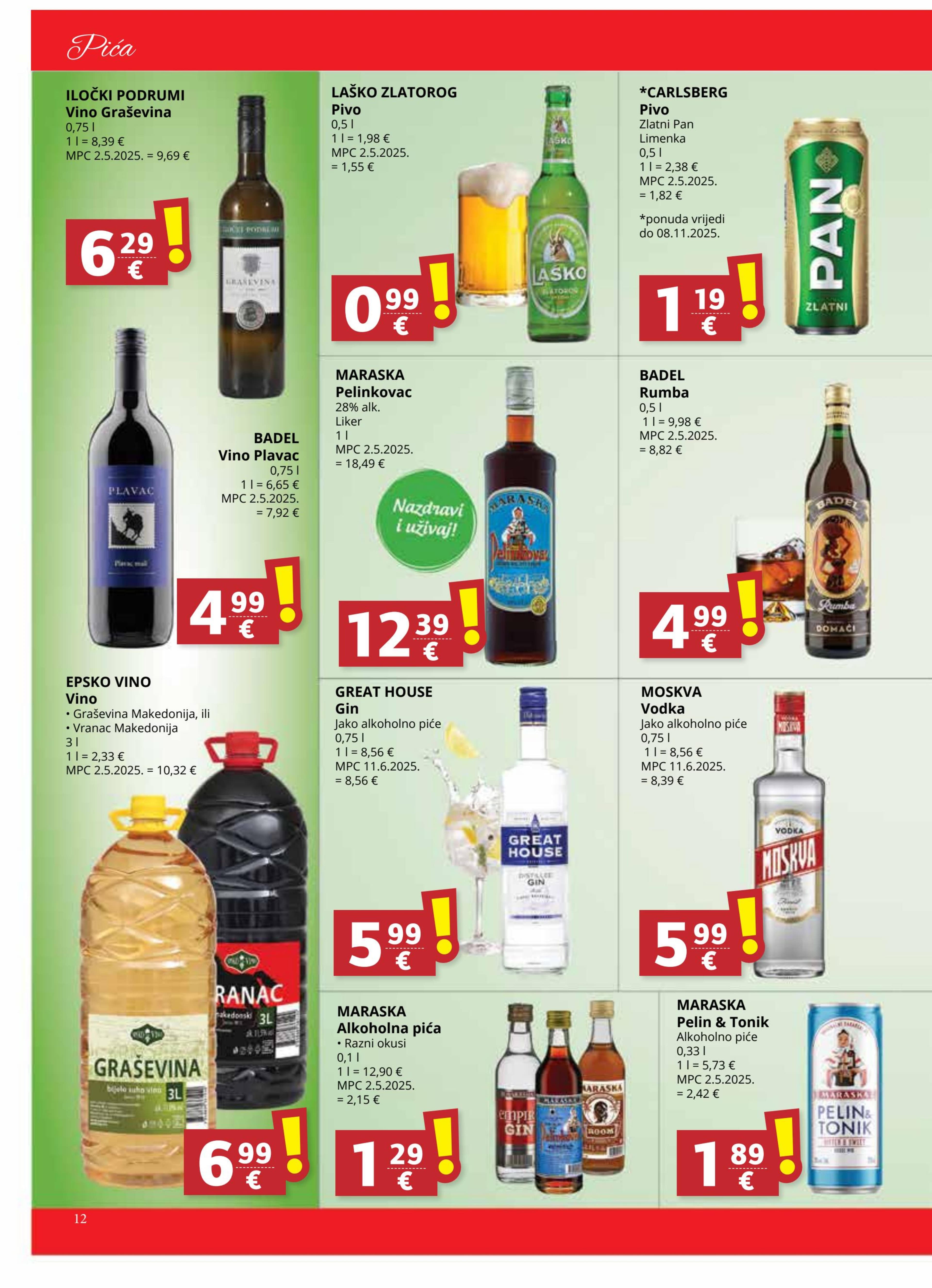 Page from catalog: Akcijska ponuda