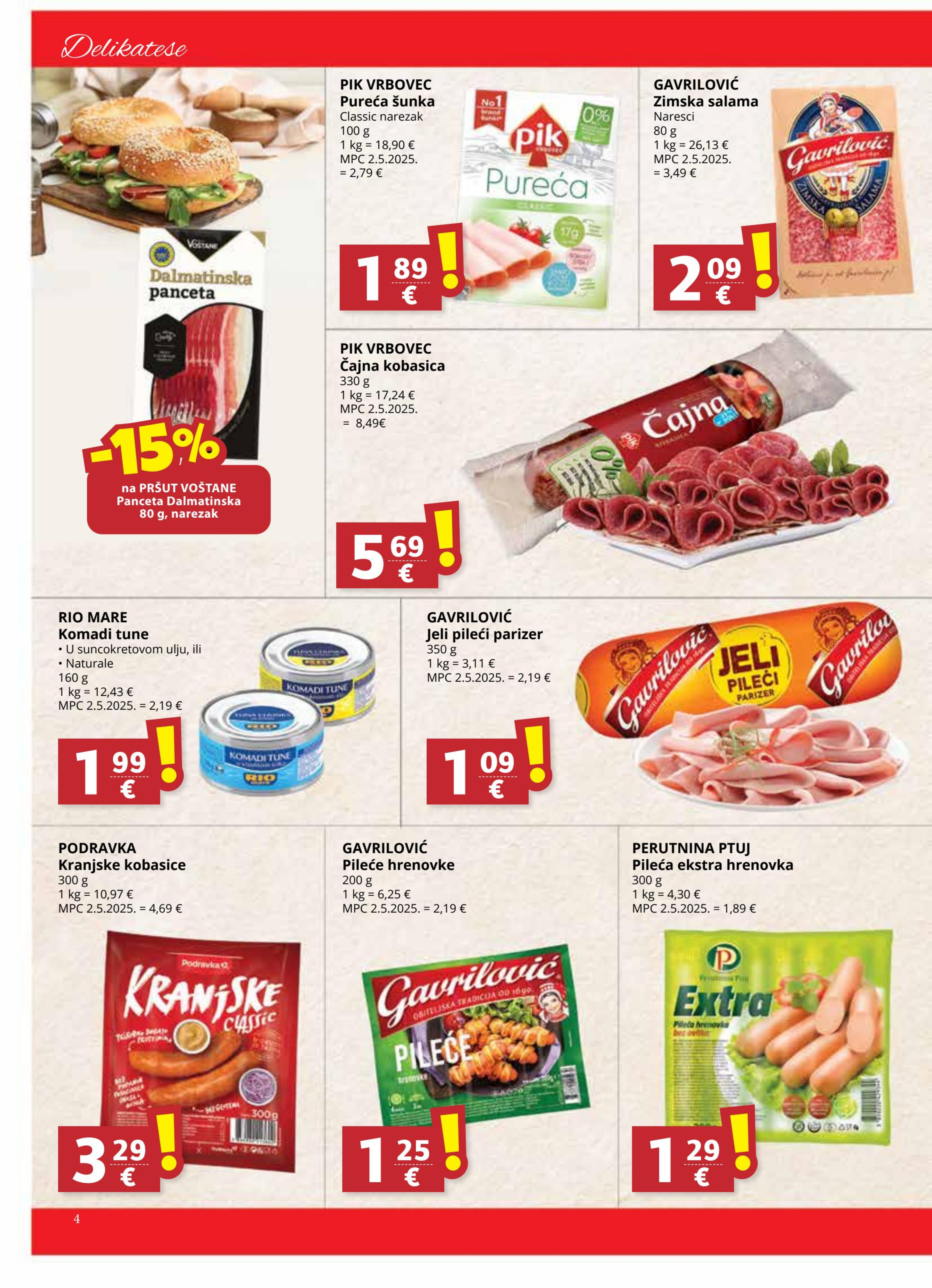 Page from catalog: Akcijska ponuda