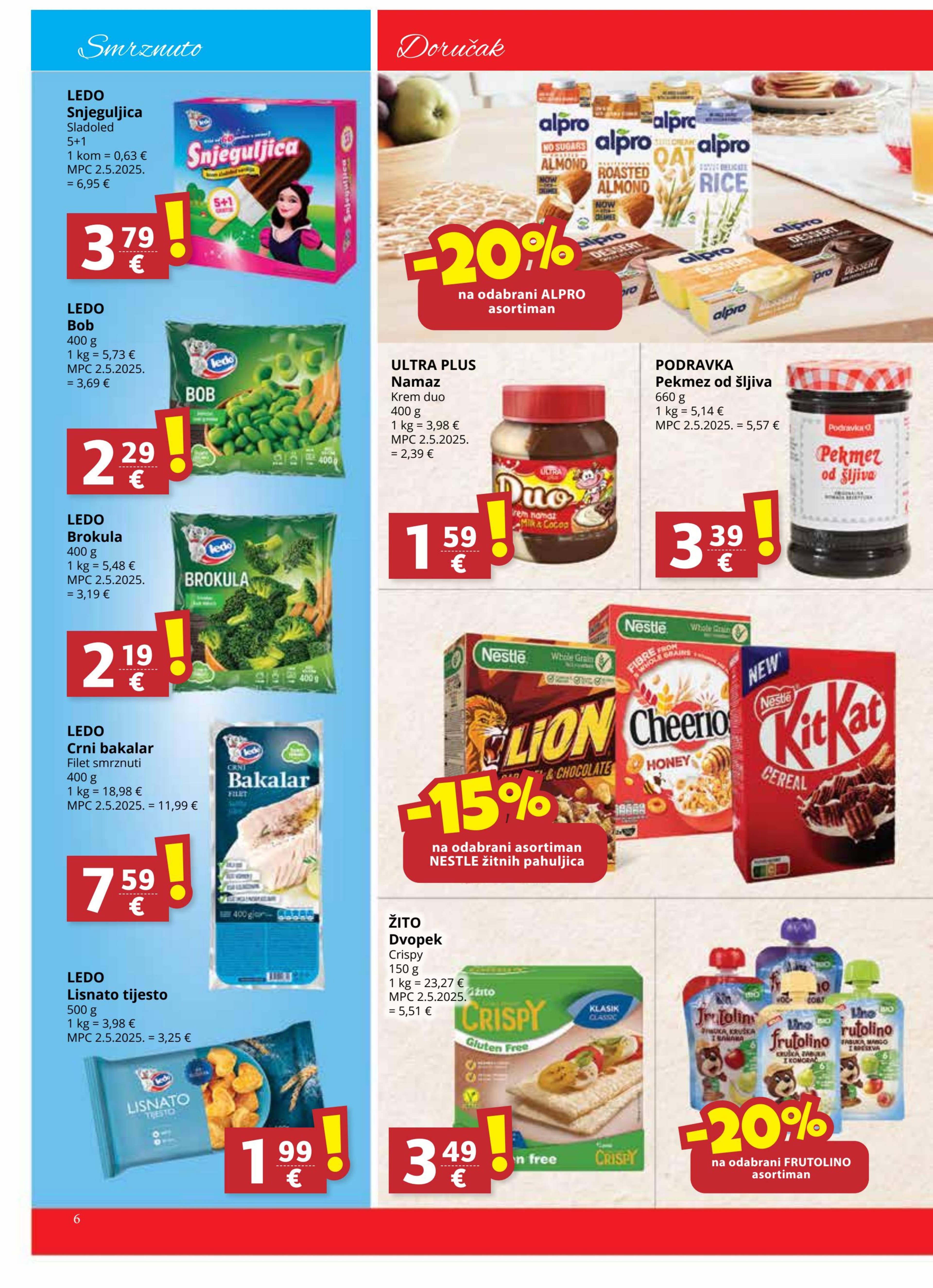 Page from catalog: Akcijska ponuda